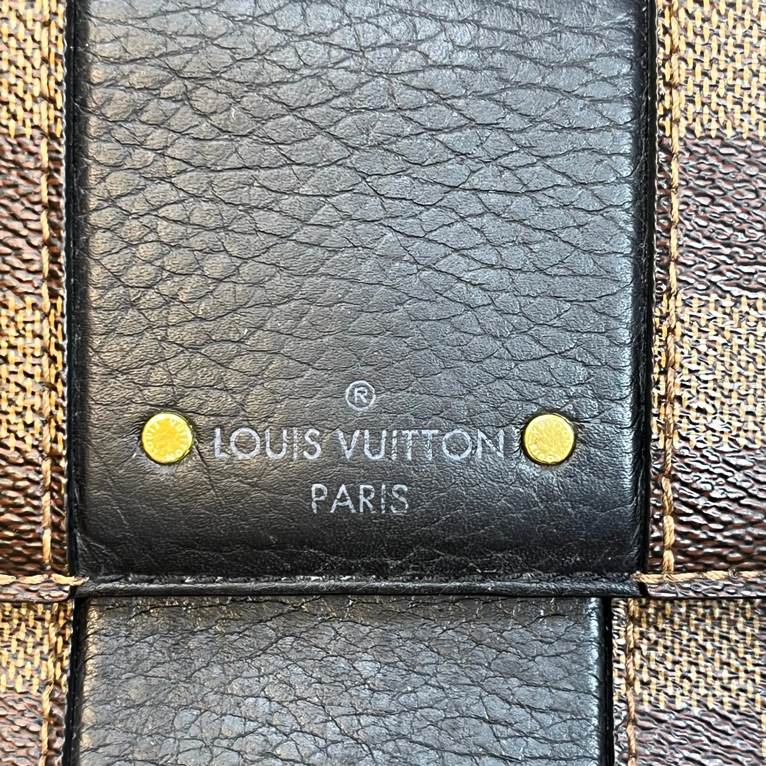 LOUIS VUITTON Bond Street BB Damier Canvas Top Handle Bag