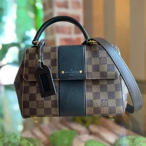 LOUIS VUITTON Bond Street BB Damier Canvas Top Handle Bag