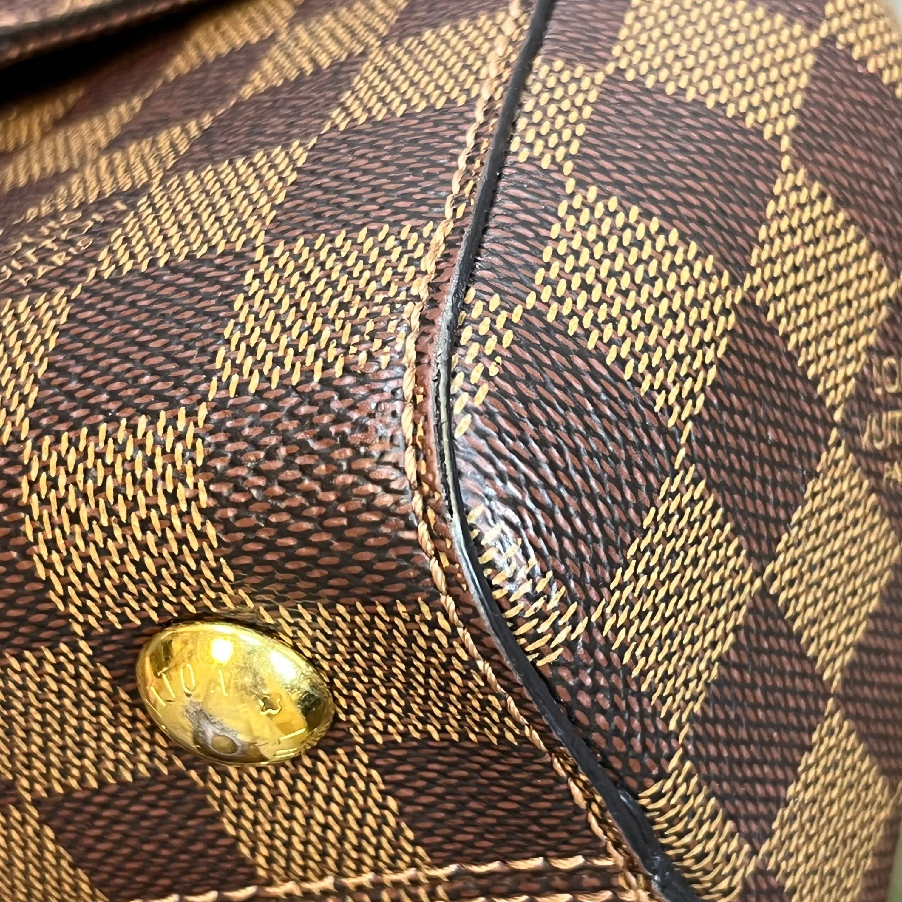 LOUIS VUITTON Bond Street BB Damier Canvas Top Handle Bag