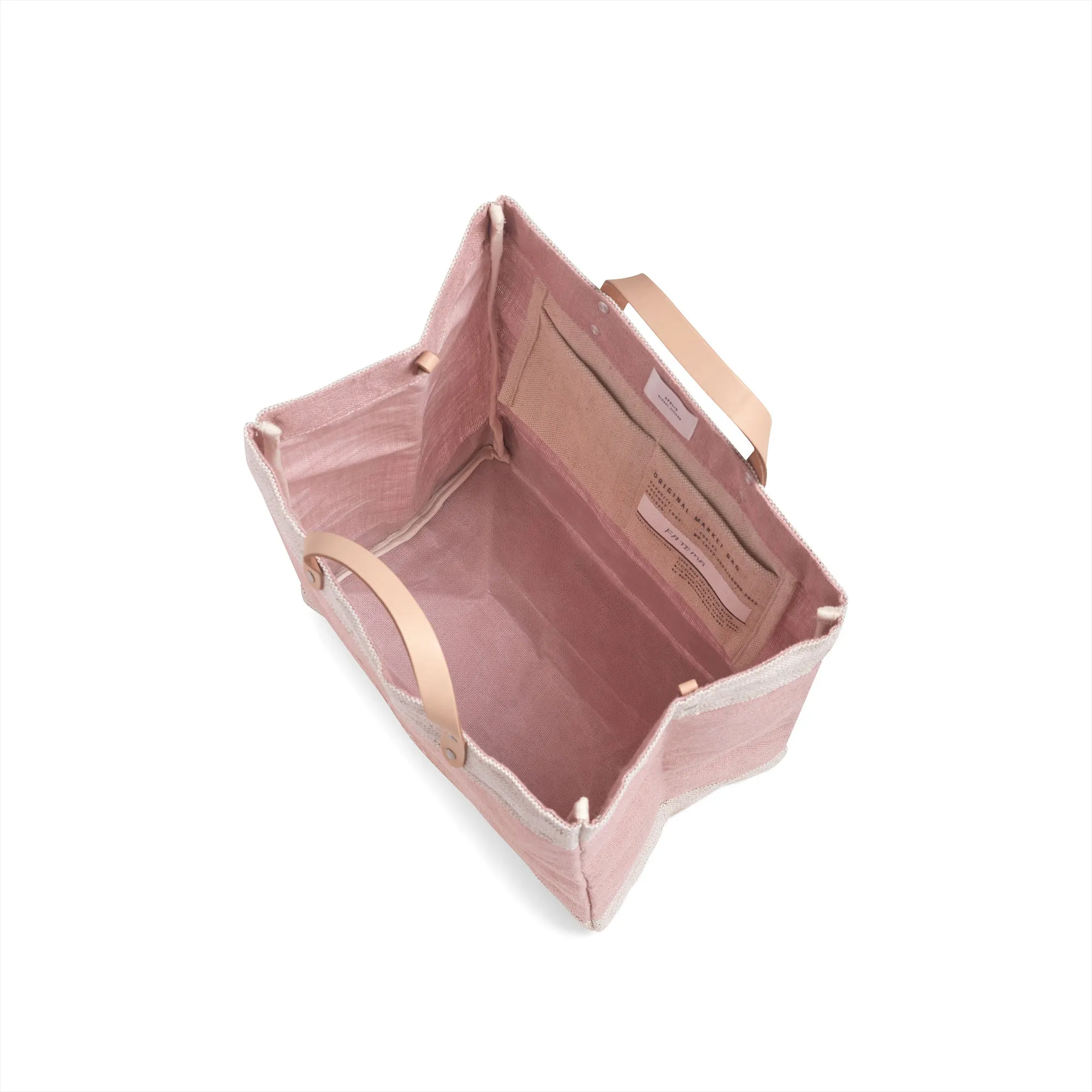 Market Bag in Blush with Strap