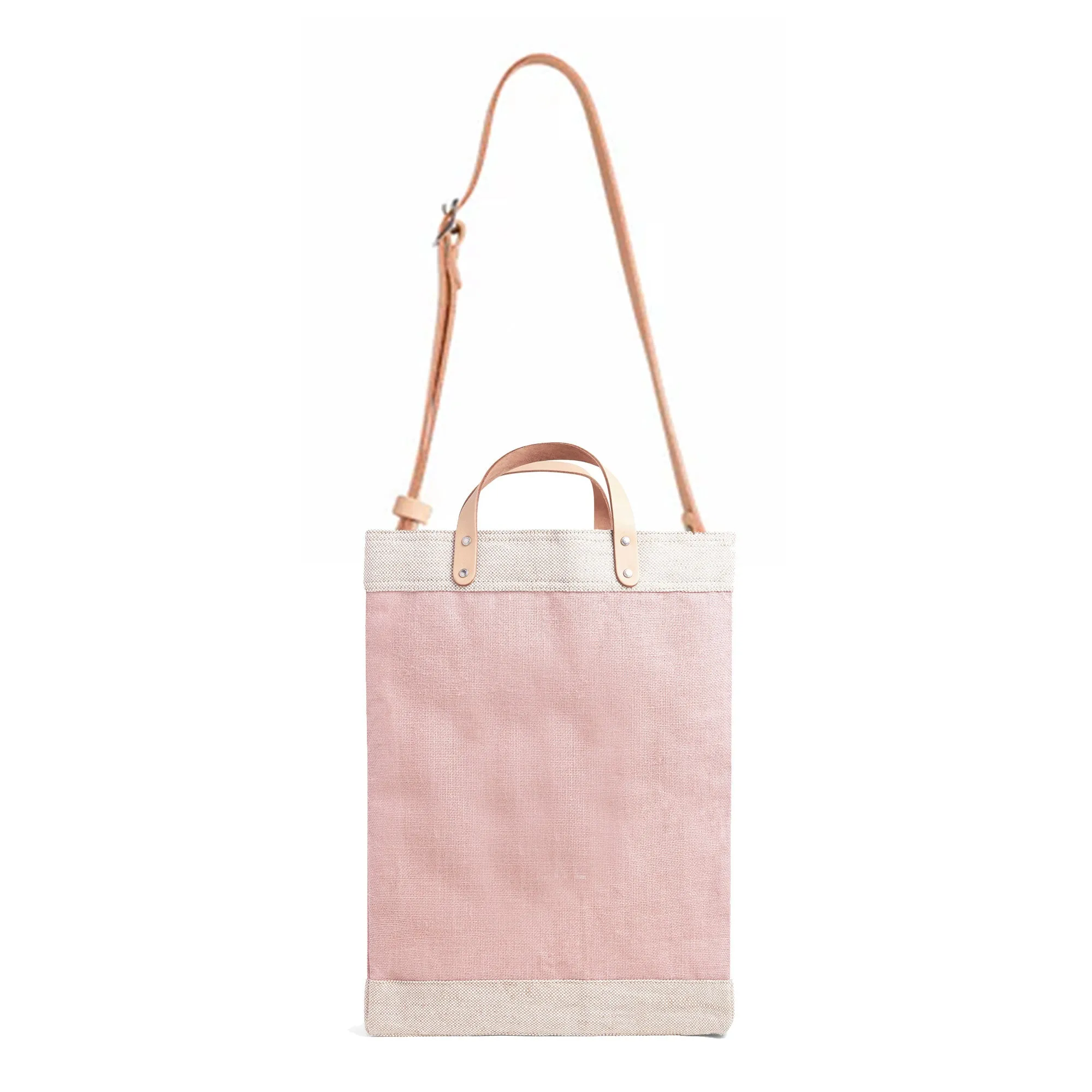 Market Bag in Blush with Strap