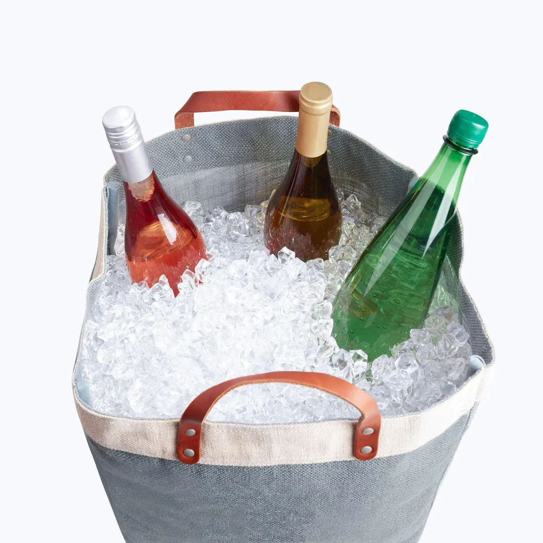 Market Bag in Cool Gray for L.A. MALIBU