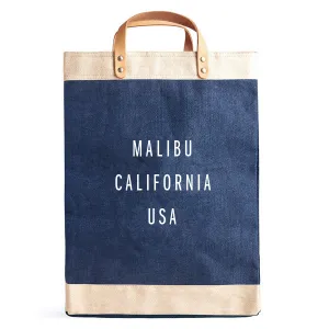 Market Bag in Navy for L.A. MALIBU