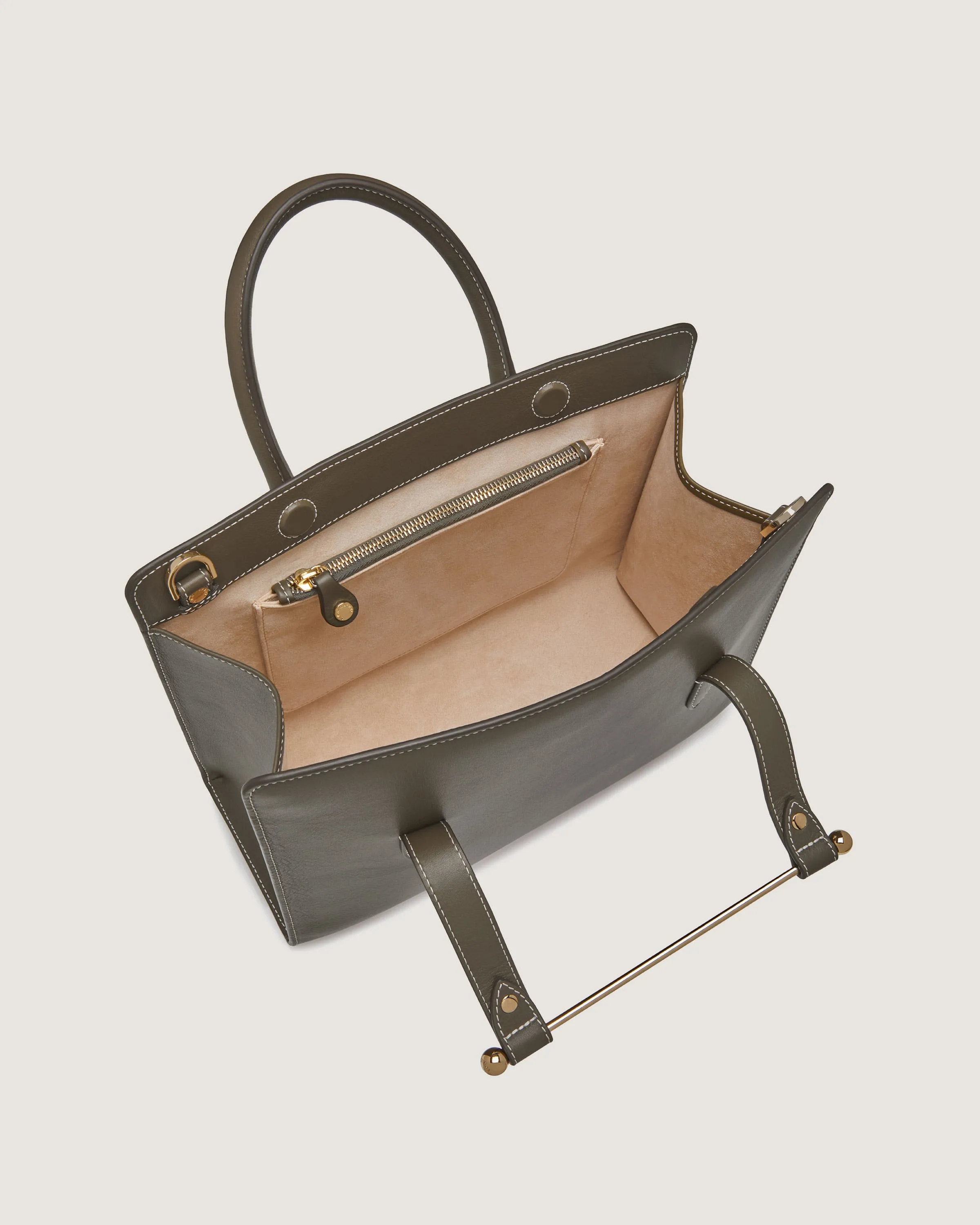 Midi Tote - Khaki