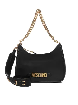 Moschino Logo Lettering Hobo Bag
