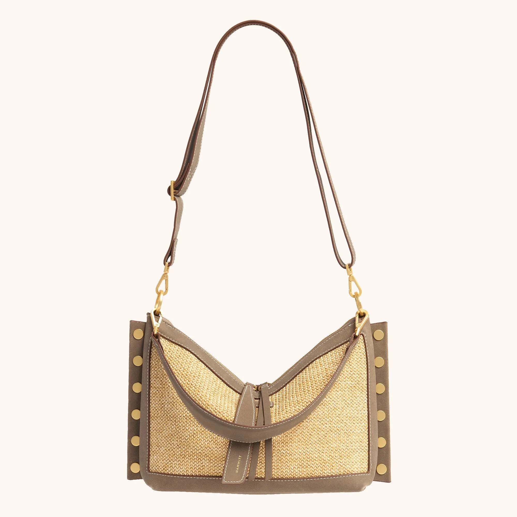 Mr. G | Pewter Raffia/Brushed Gold | Med