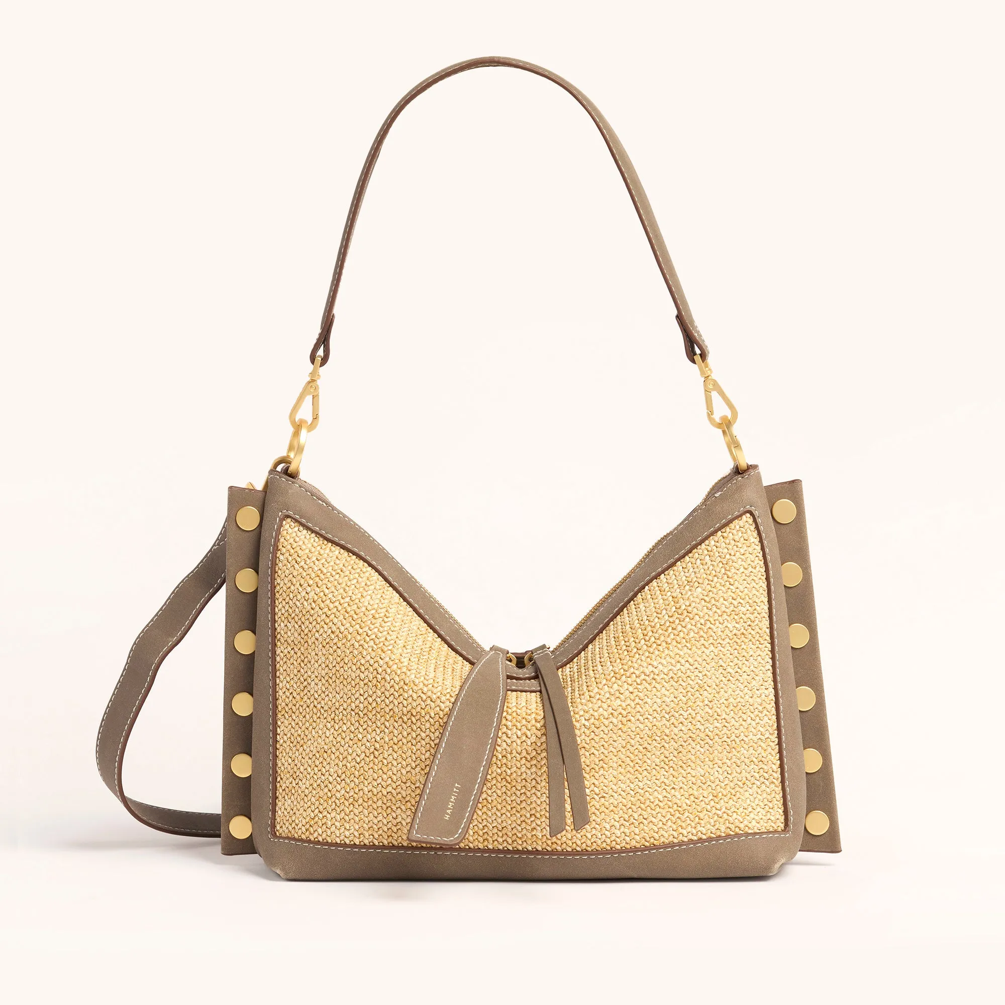 Mr. G | Pewter Raffia/Brushed Gold | Med