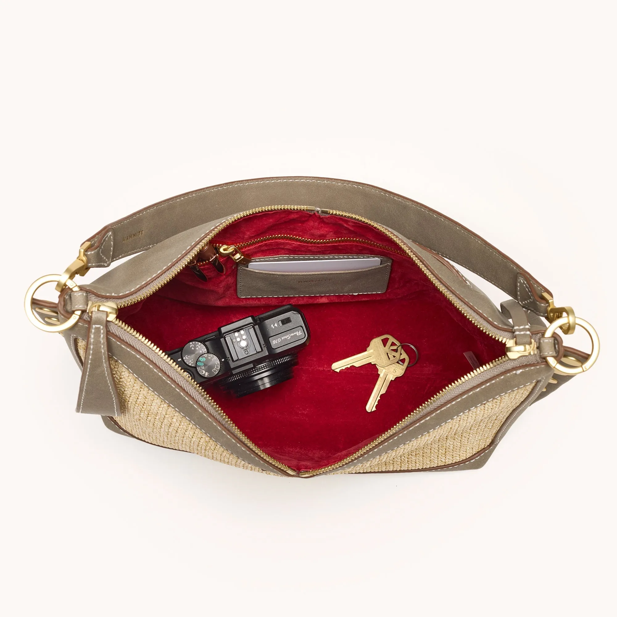 Mr. G | Pewter Raffia/Brushed Gold | Med