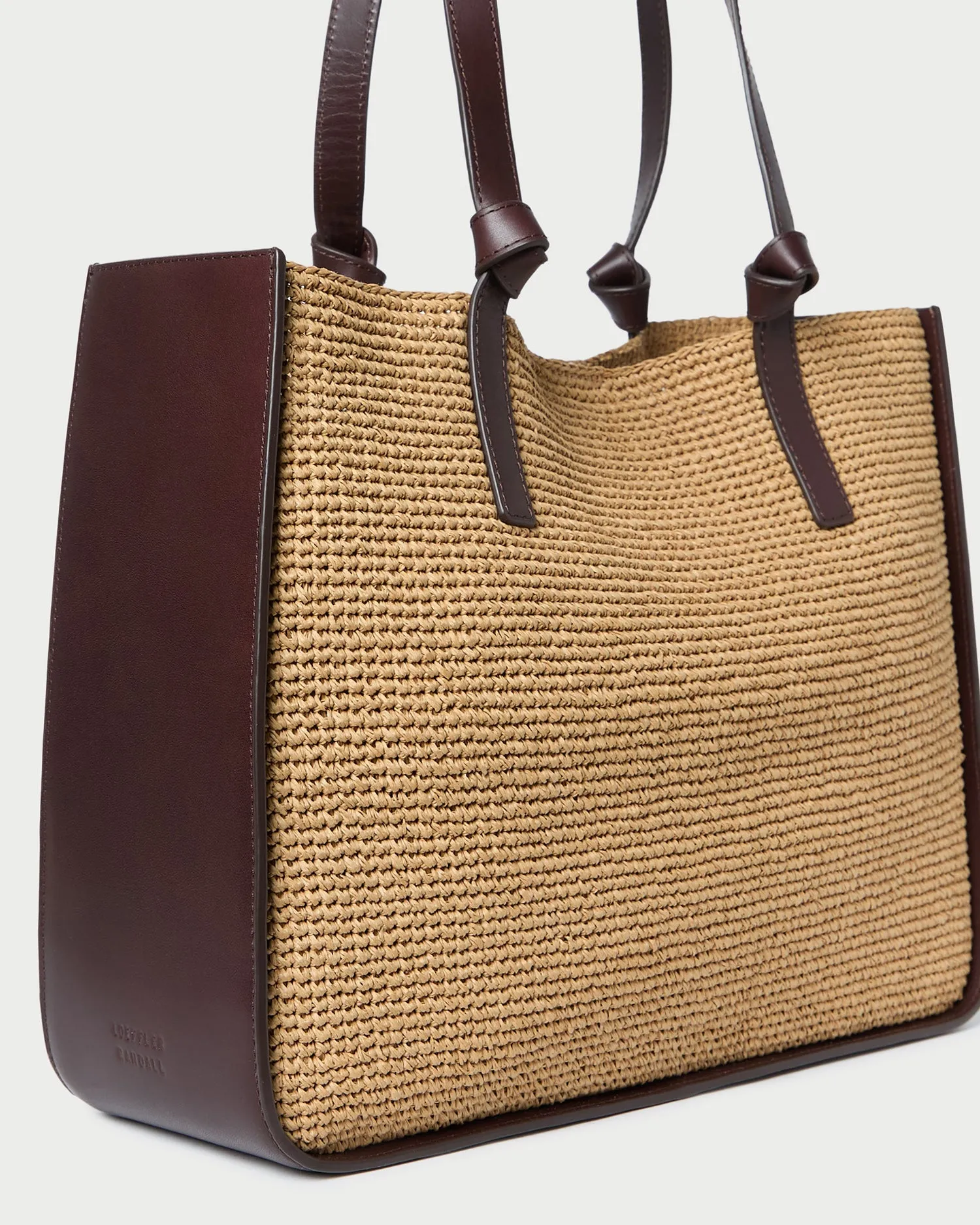 Myra Brown/Espresso Crochet Tote