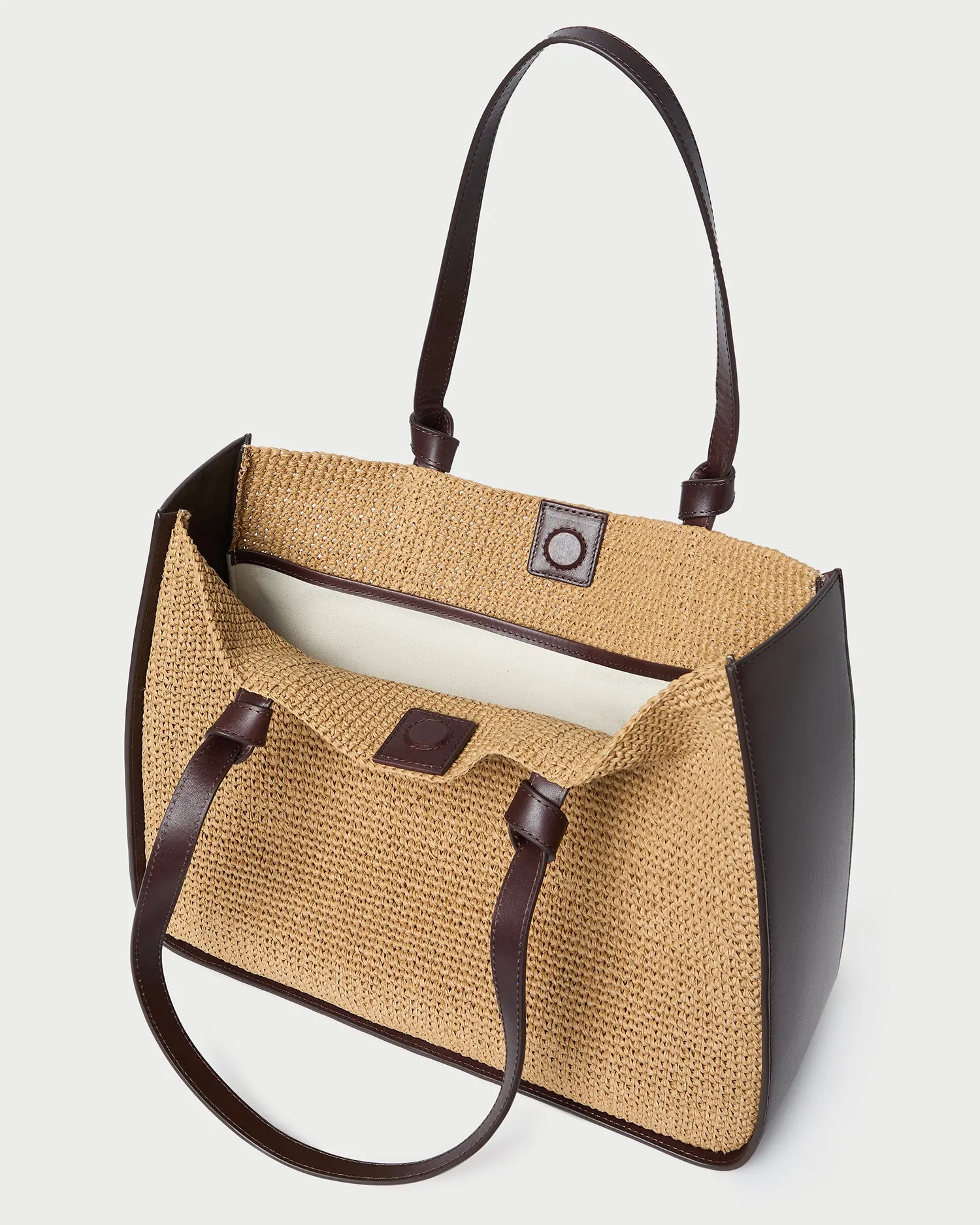 Myra Brown/Espresso Crochet Tote
