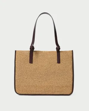 Myra Brown/Espresso Crochet Tote