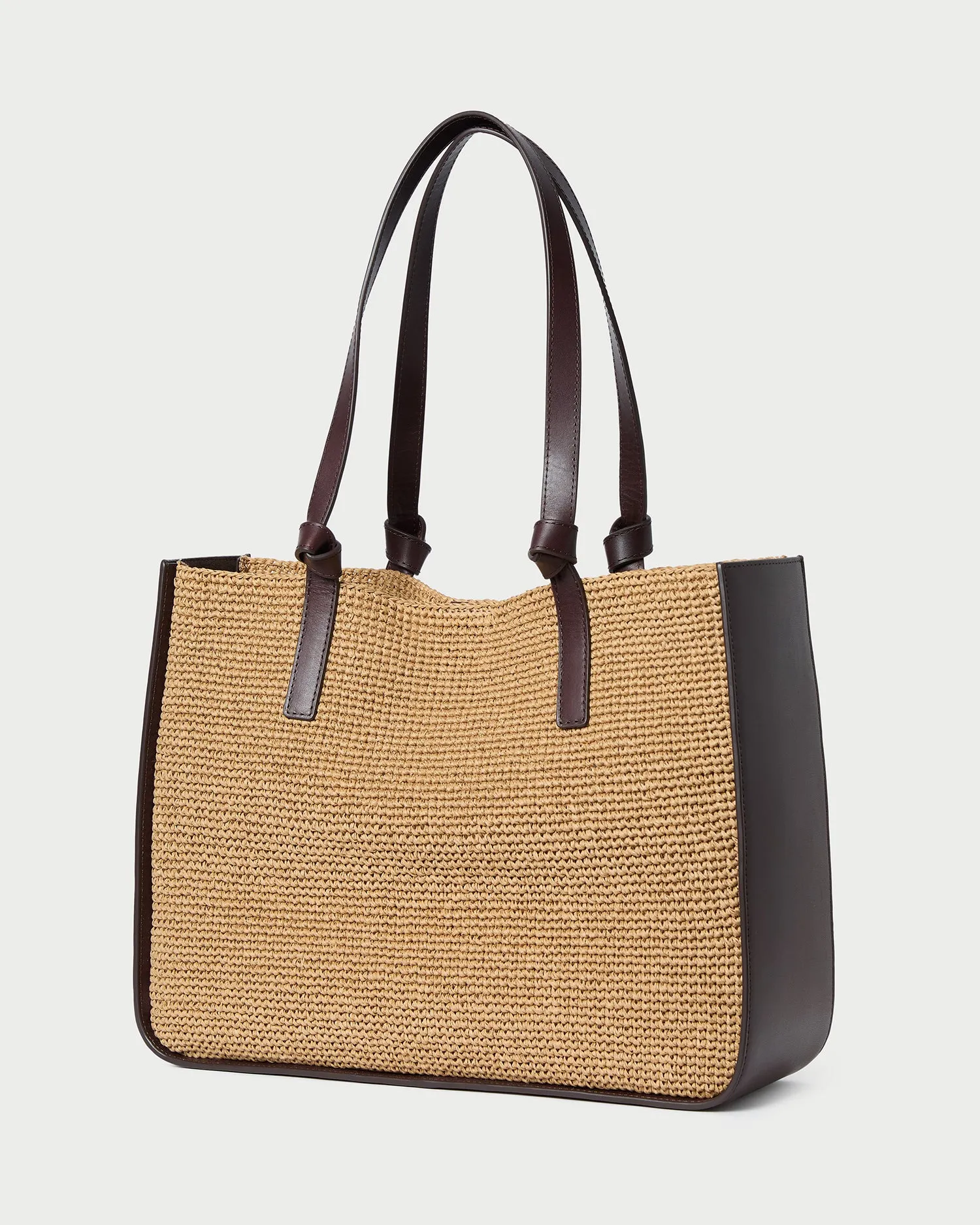 Myra Brown/Espresso Crochet Tote