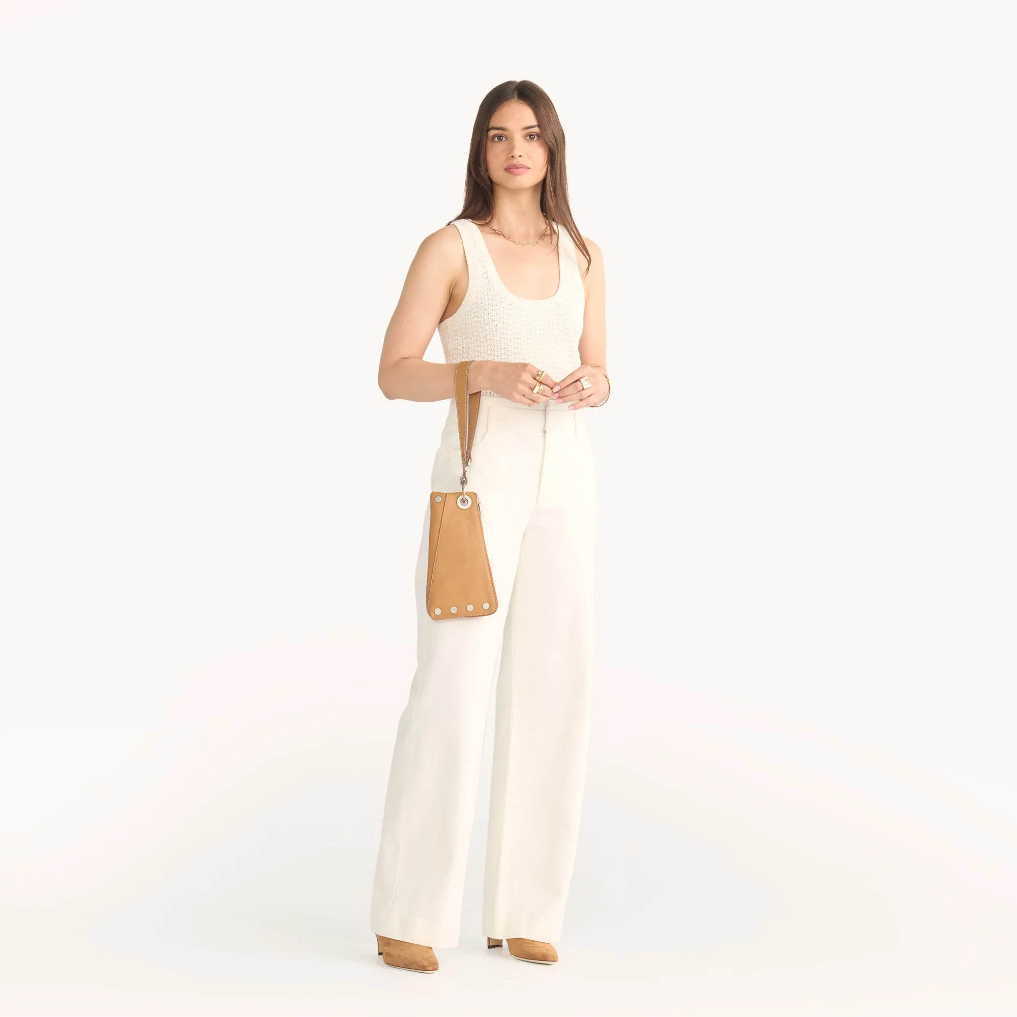 Nash Pochette | Oak Edge/Brushed Silver