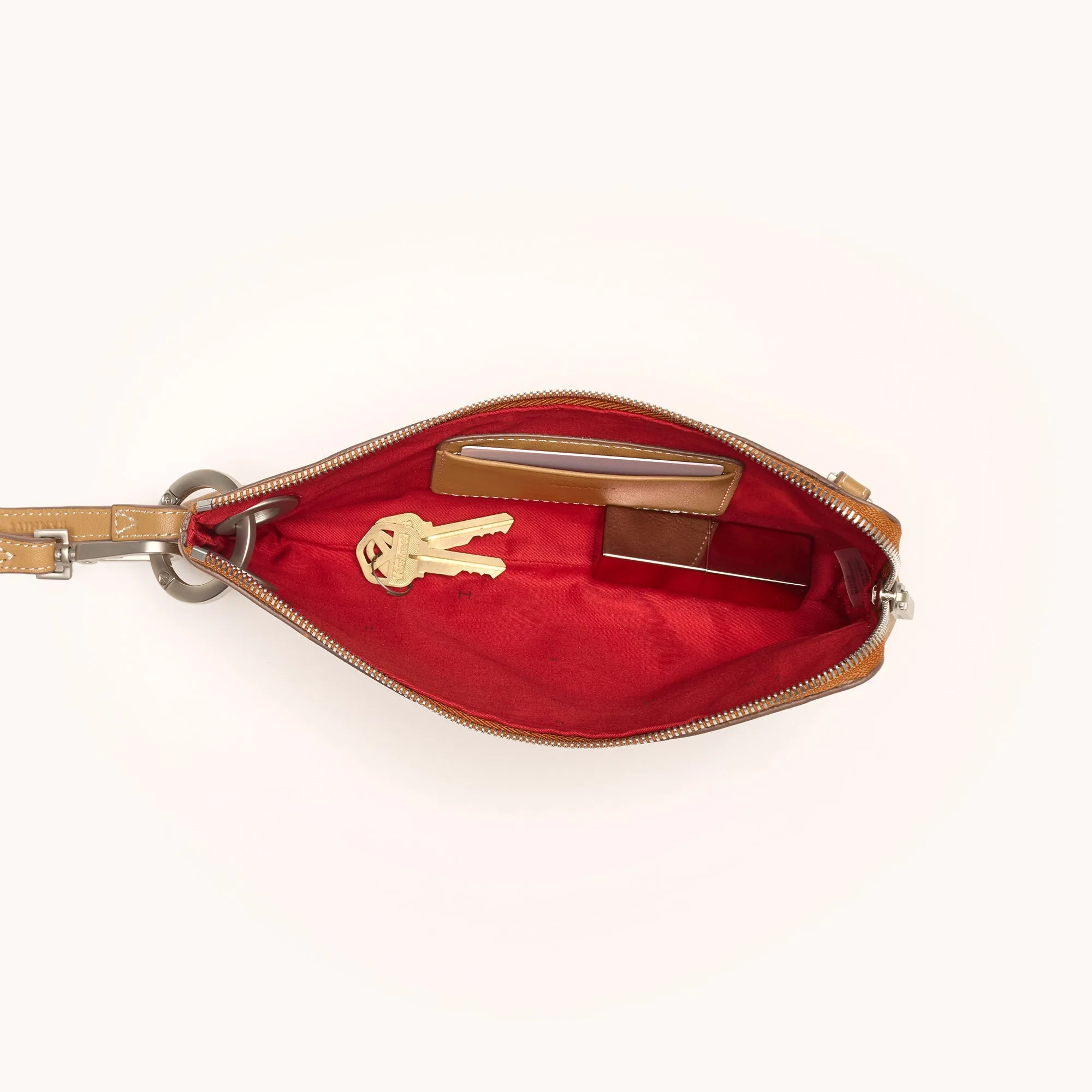 Nash Pochette | Oak Edge/Brushed Silver
