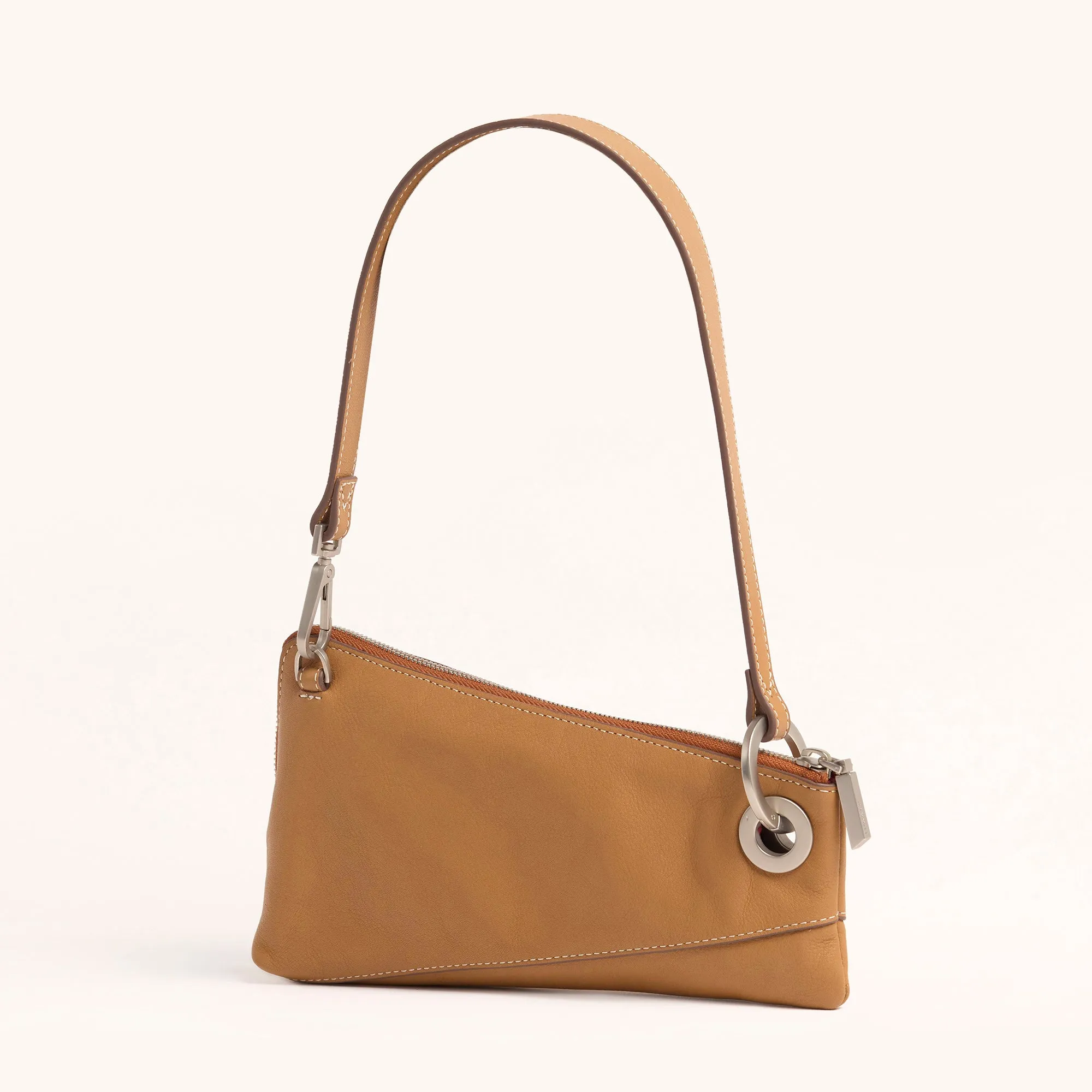 Nash Pochette | Oak Edge/Brushed Silver