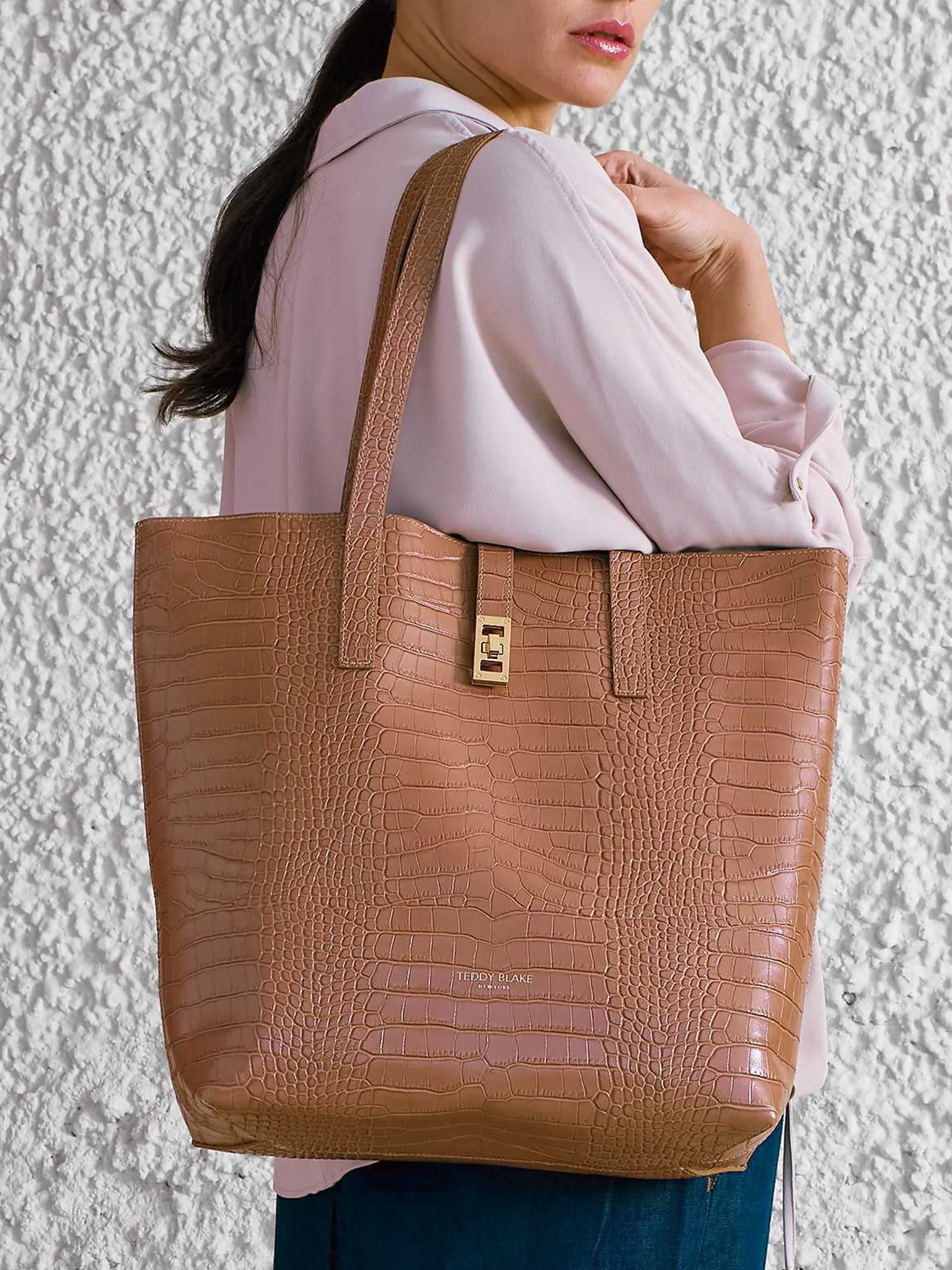 Nina Croco 12" - Dark Blush