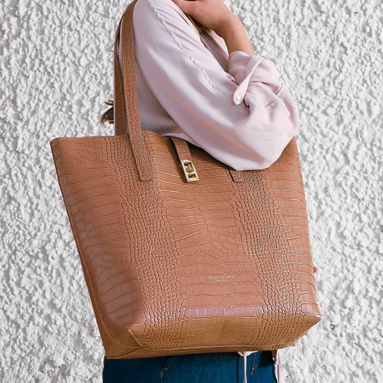 Nina Croco 12" - Dark Blush