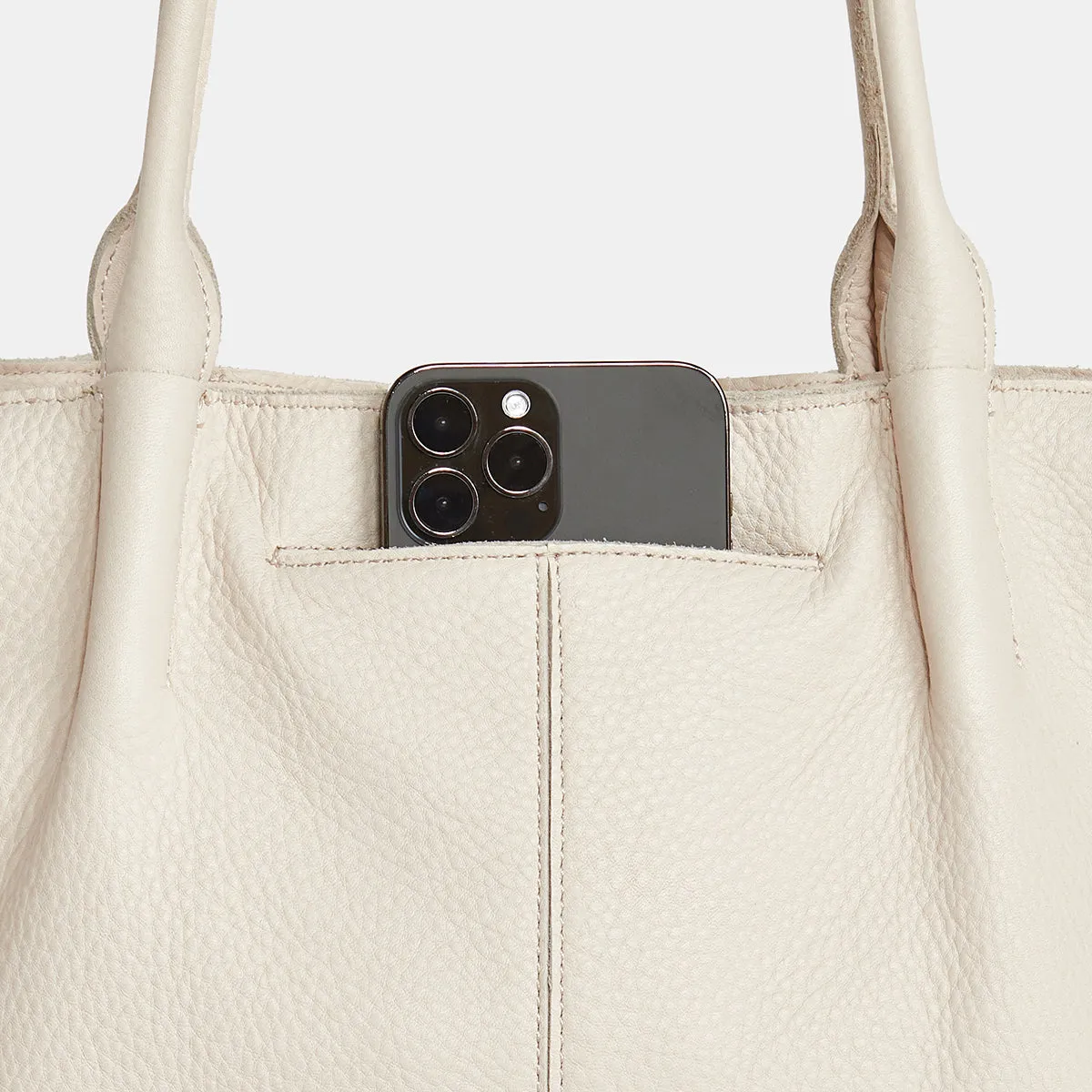 Oliver Zip | Calla Lily White/Brushed Gold