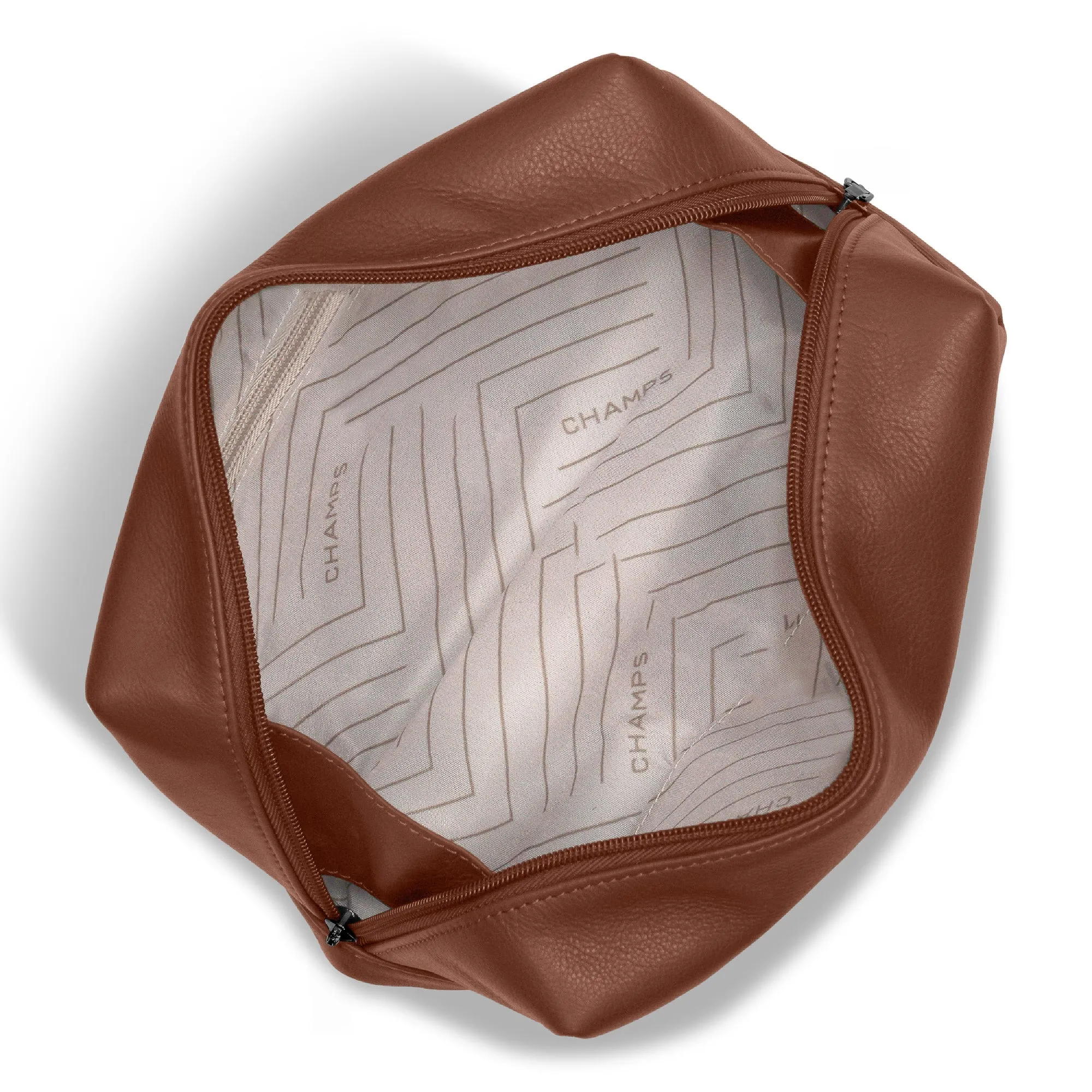 Onyx / Leather Toiletry Bag *Drop Ship*