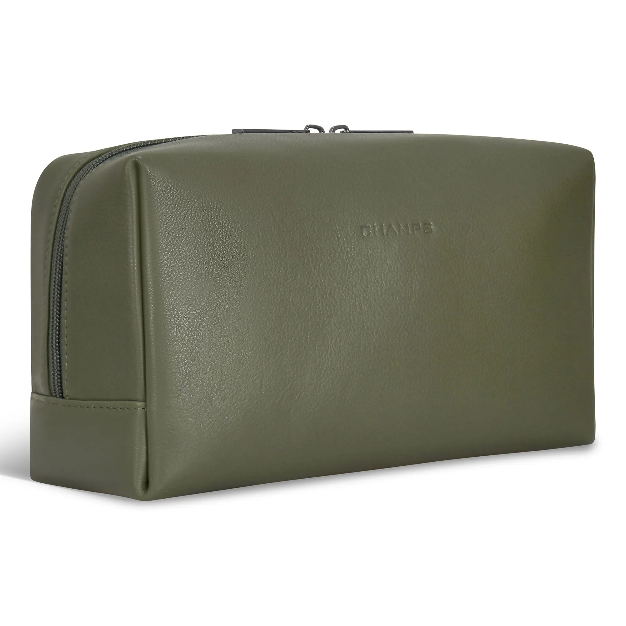 Onyx / Leather Toiletry Bag *Drop Ship*