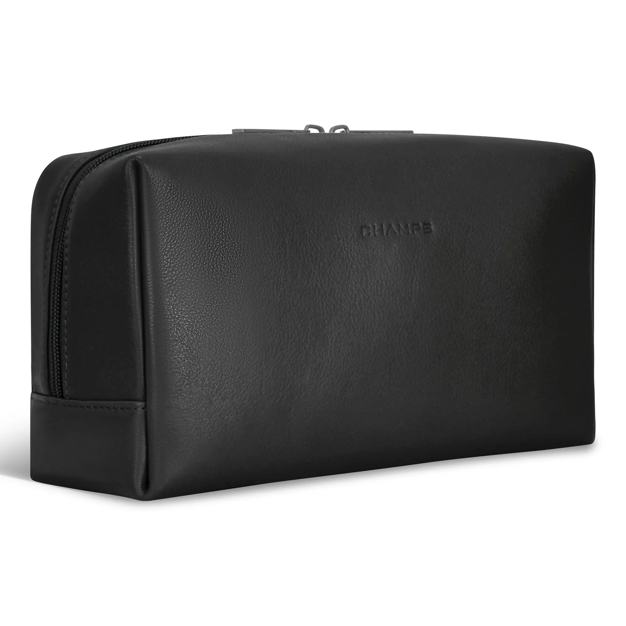 Onyx / Leather Toiletry Bag *Drop Ship*