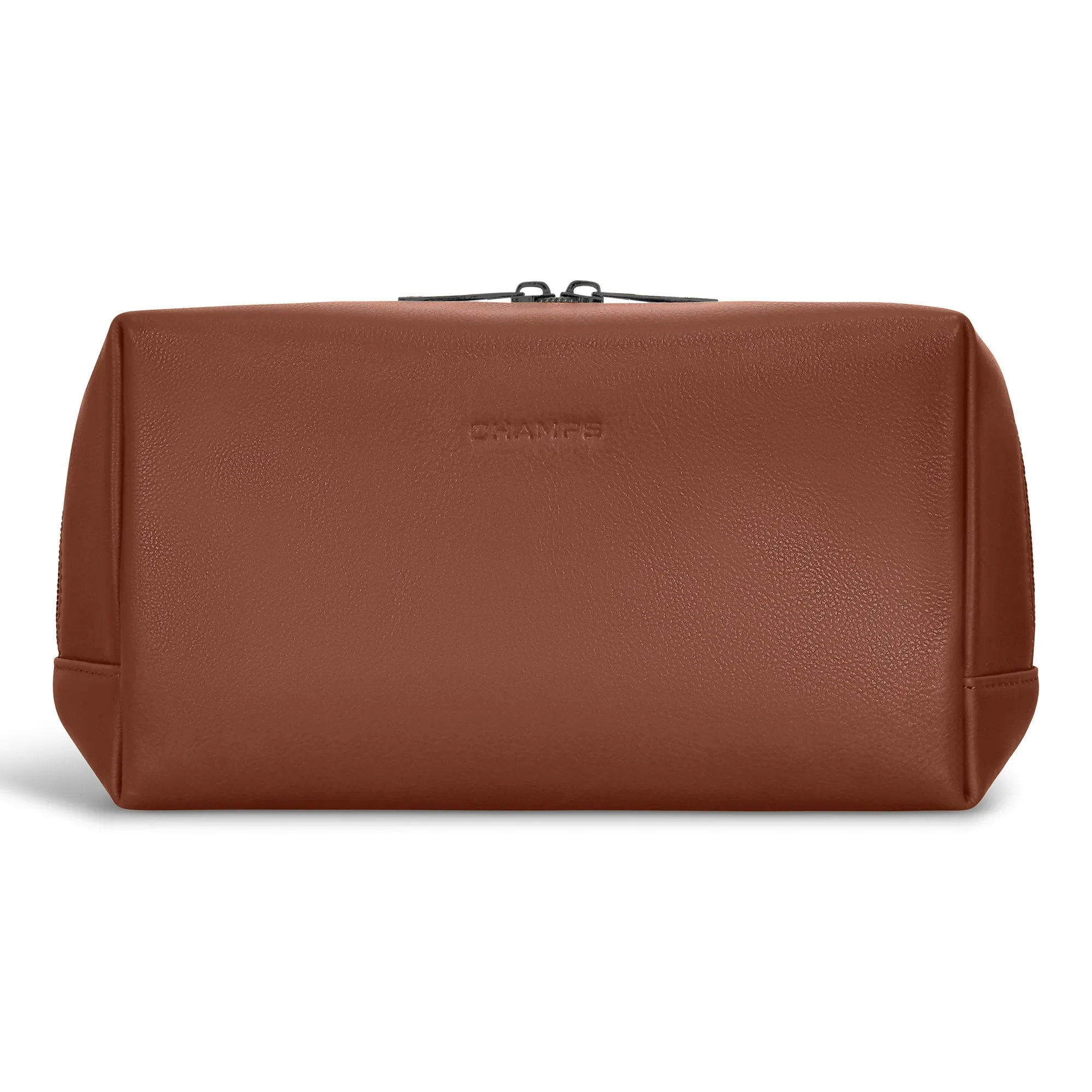 Onyx / Leather Toiletry Bag *Drop Ship*