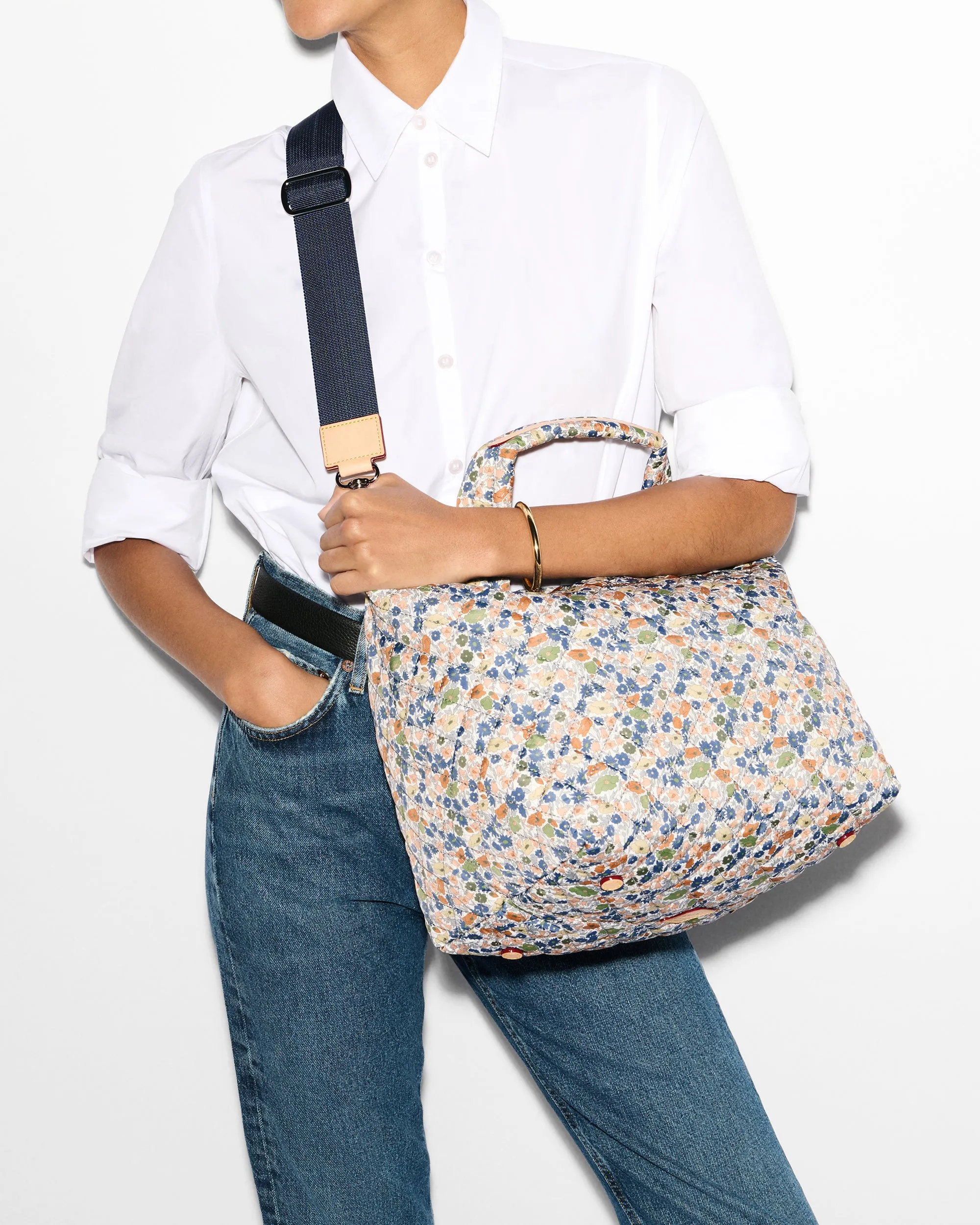 Poppy Forest Small Metro Tote Deluxe
