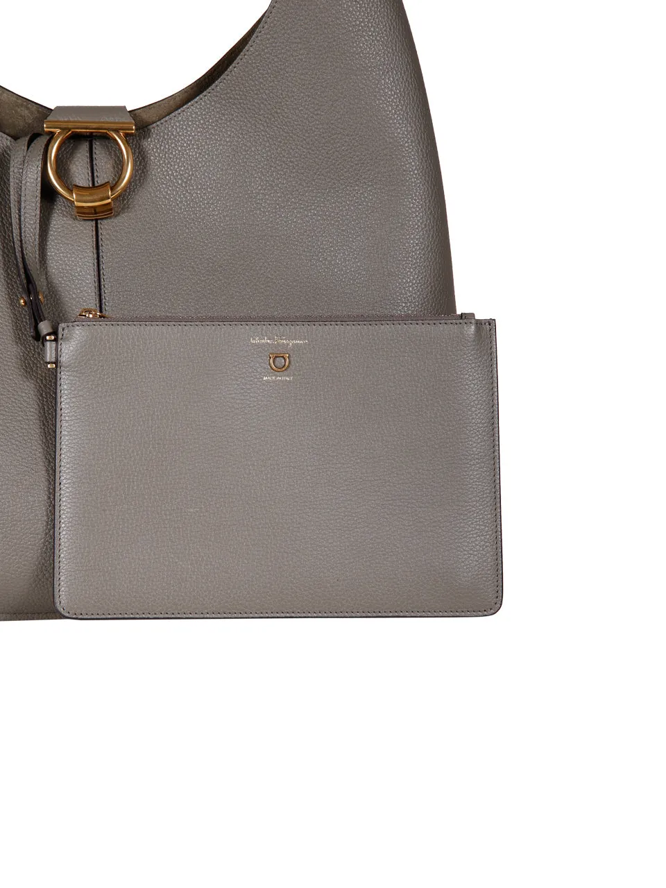 Salvatore Ferragamo Gancini Hobo Tote Bag