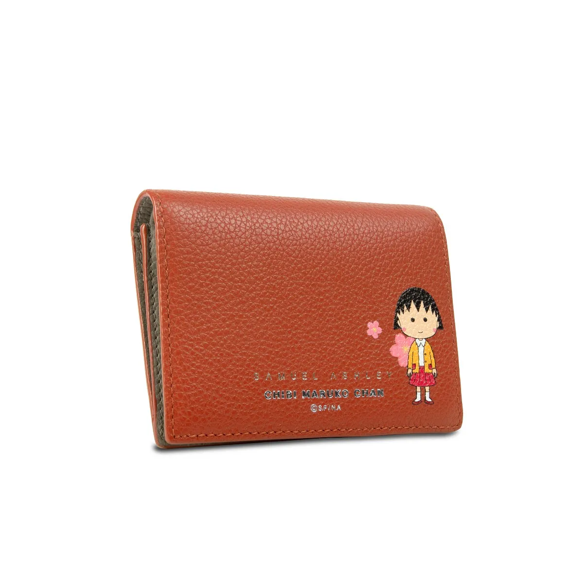 Samuel Ashley x Chibi Maruko Chan Bi-fold Leather Wallet
