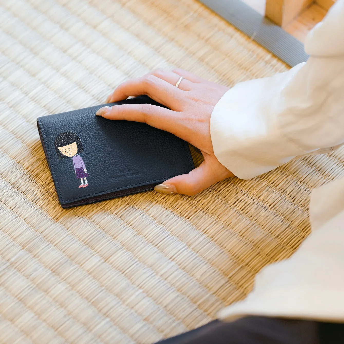 Samuel Ashley x Chibi Maruko Chan Bi-fold Leather Wallet