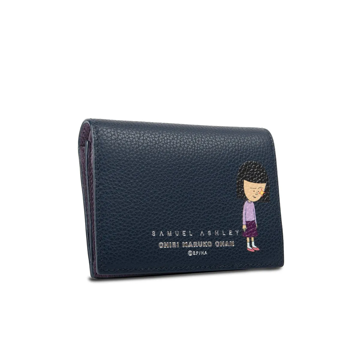 Samuel Ashley x Chibi Maruko Chan Bi-fold Leather Wallet