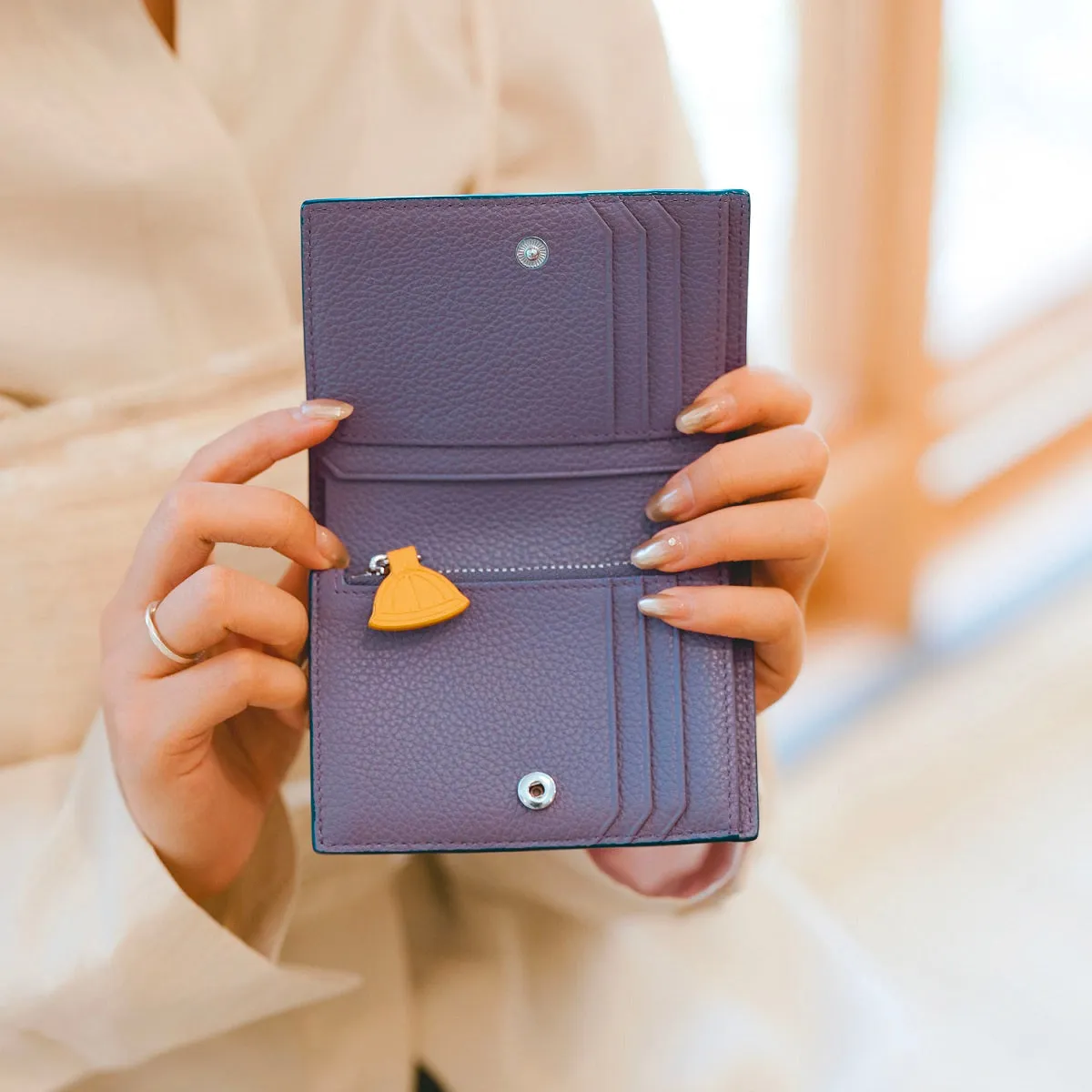 Samuel Ashley x Chibi Maruko Chan Bi-fold Leather Wallet