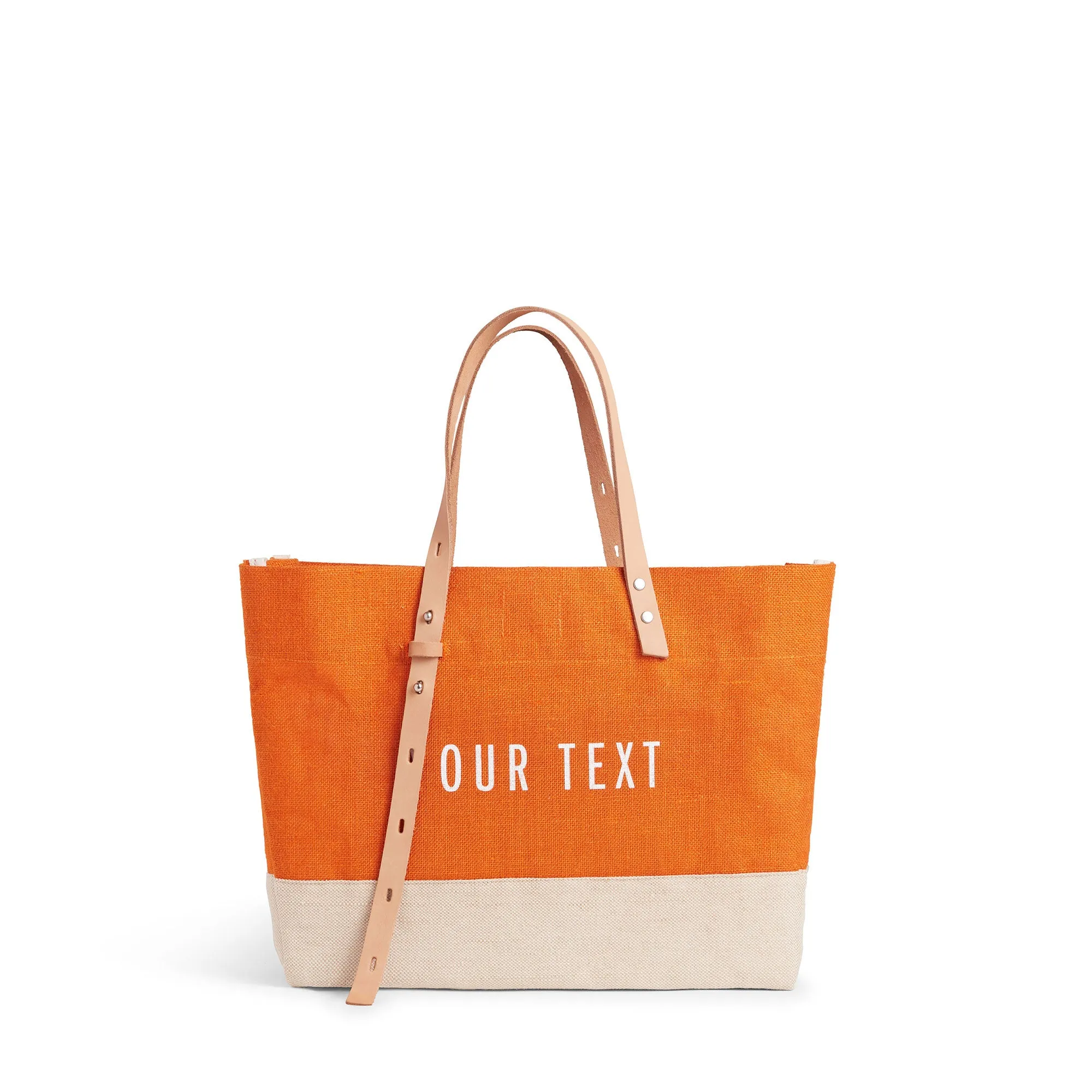 Shoulder Market Bag in Citrus