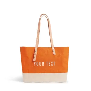 Shoulder Market Bag in Citrus