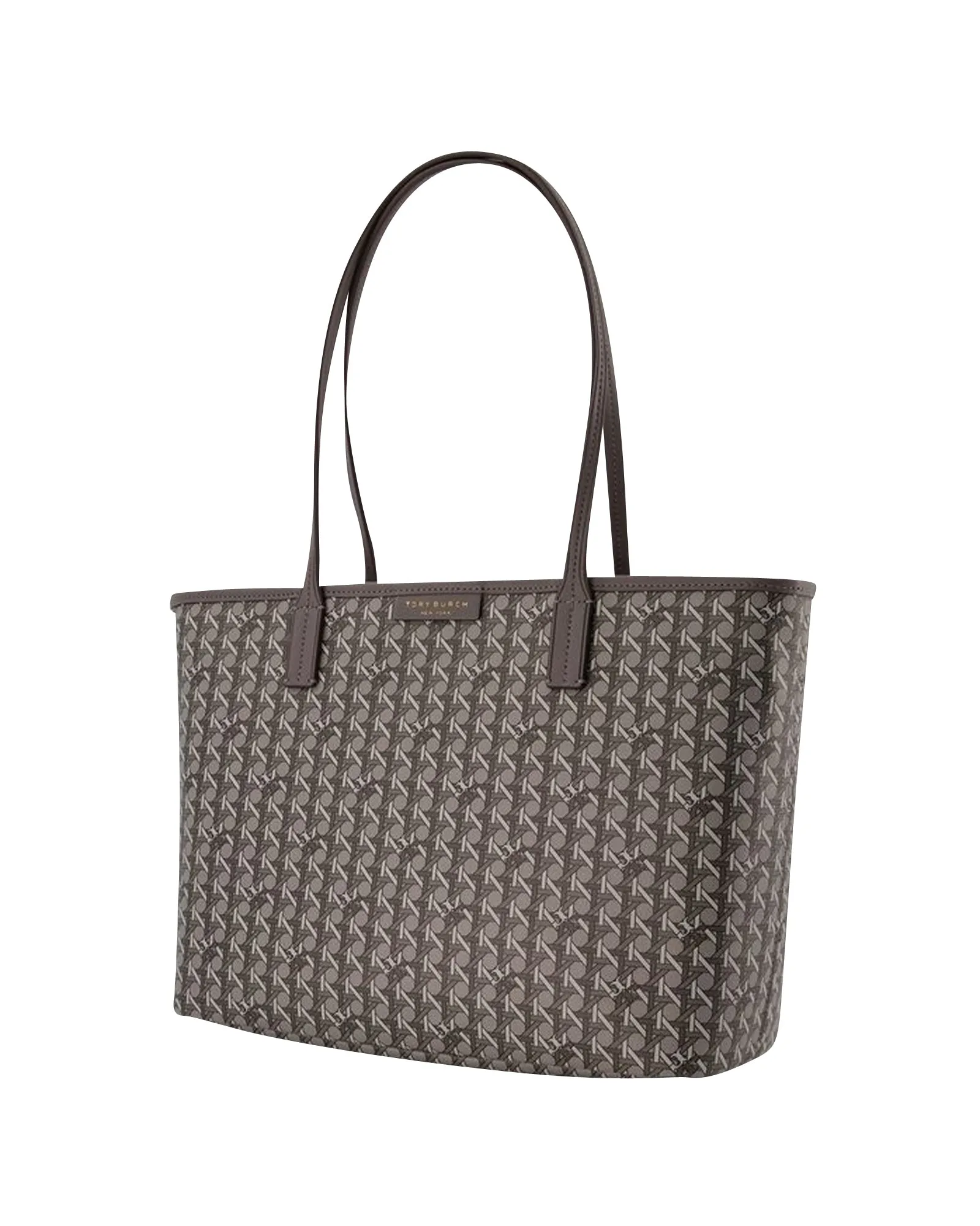 Small Zip Tote Hobo Bag - Tory Burch - Grey - Canva