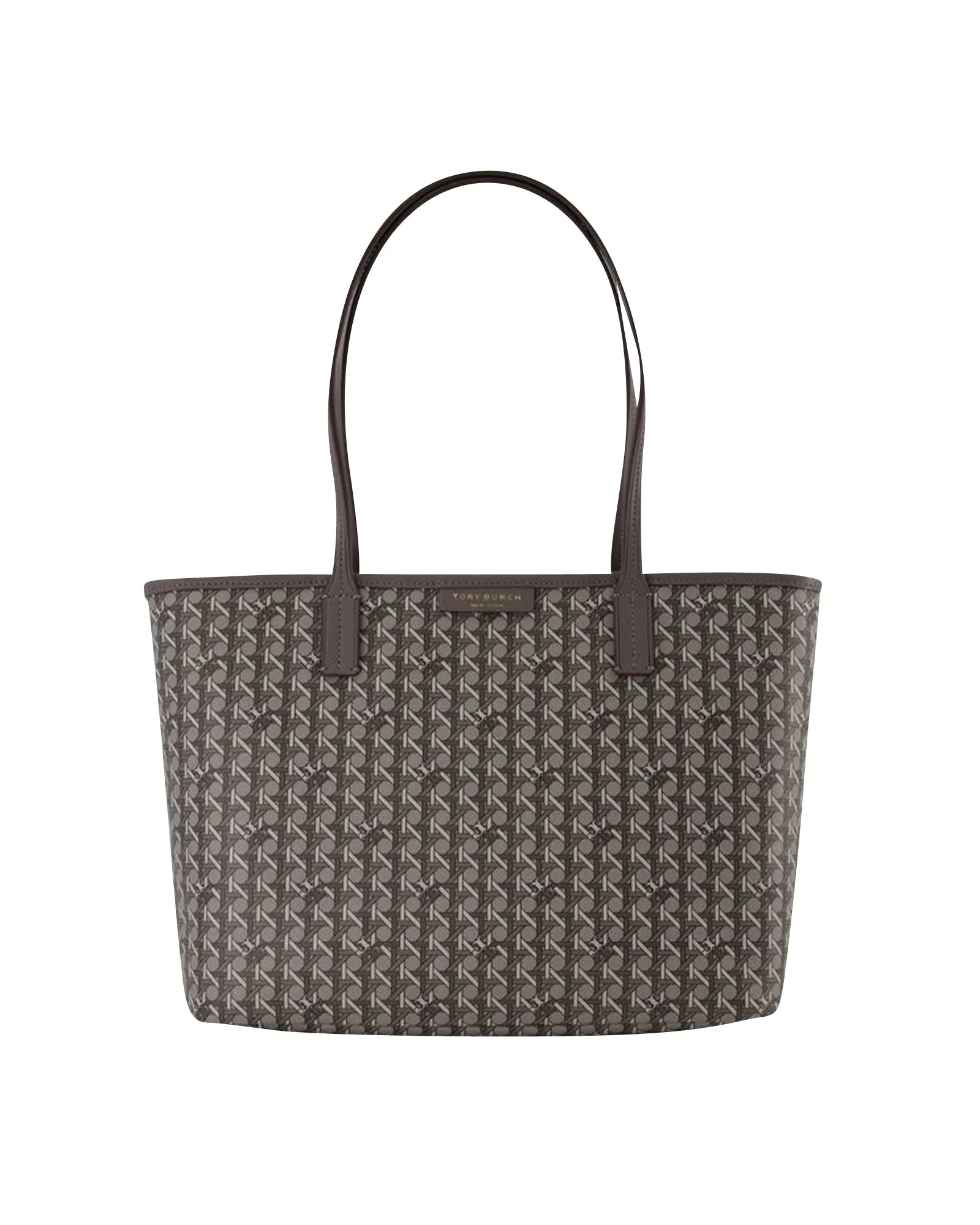Small Zip Tote Hobo Bag - Tory Burch - Grey - Canva