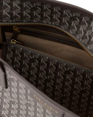 Small Zip Tote Hobo Bag - Tory Burch - Grey - Canva
