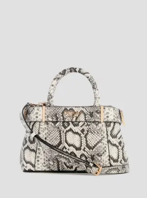 Snake Print Anadela Mini Satchel Bag