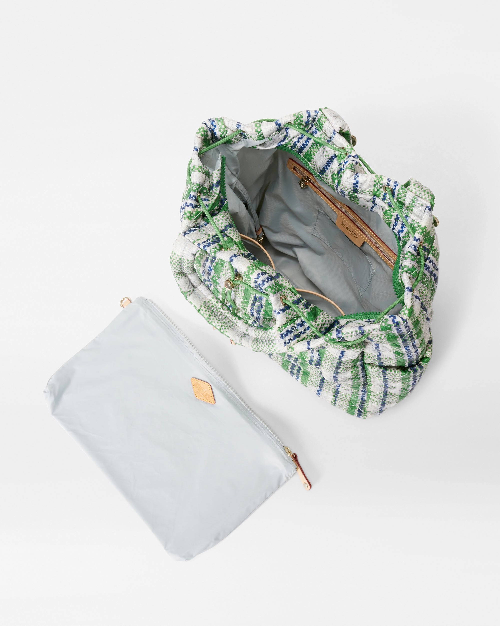 Spring Plaid Metro Convertible Backpack