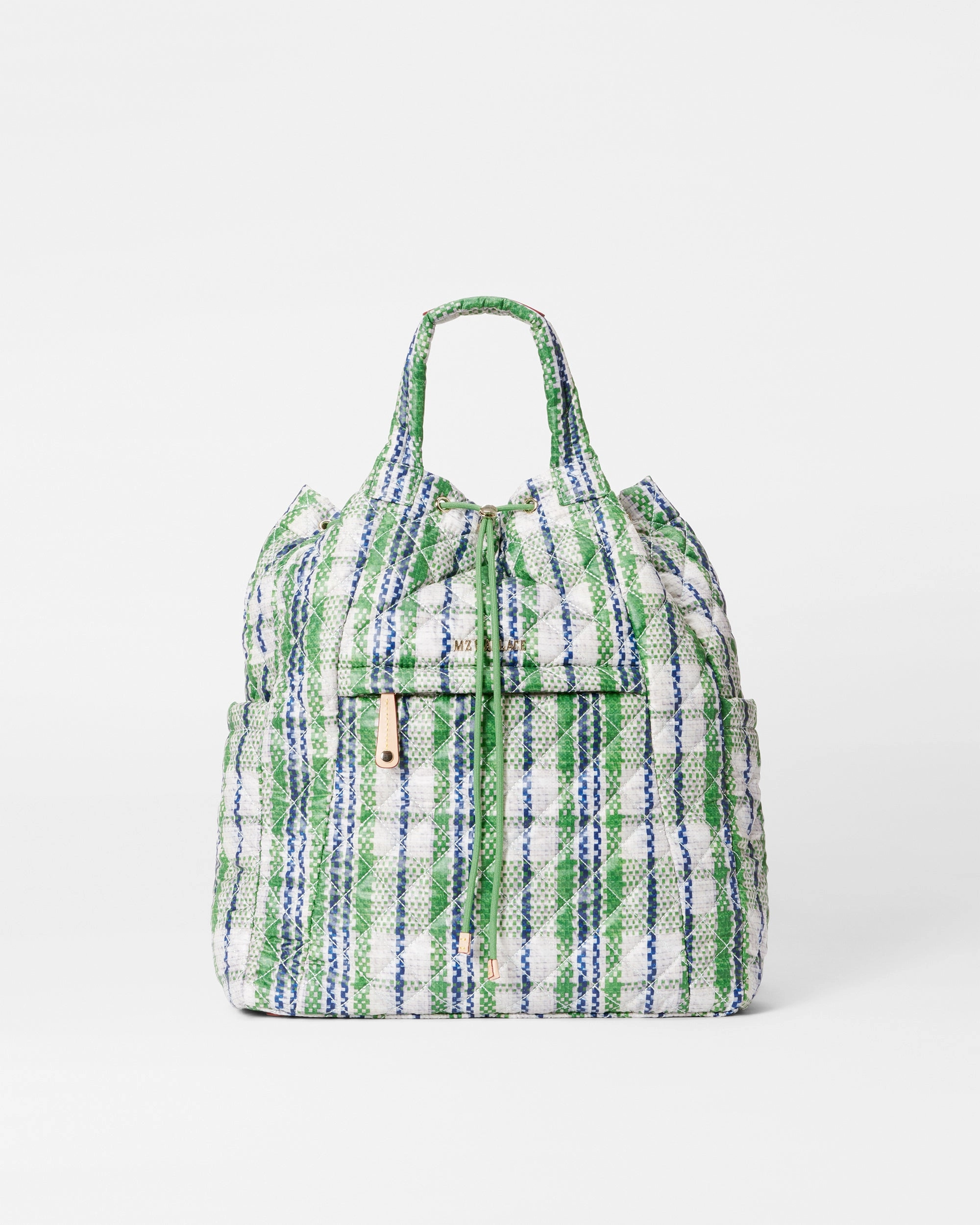 Spring Plaid Metro Convertible Backpack