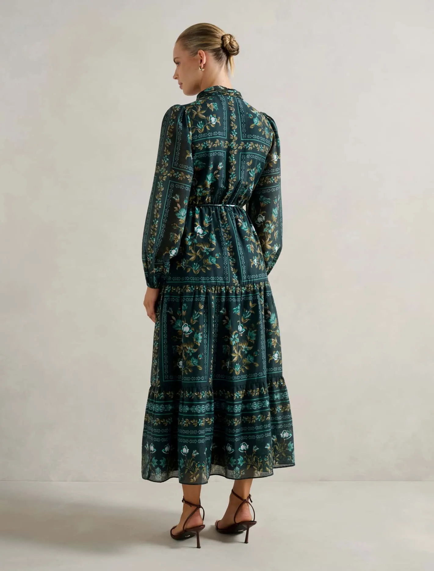 Tara Printed Midi Dress