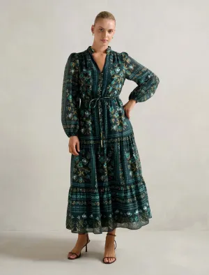 Tara Printed Midi Dress