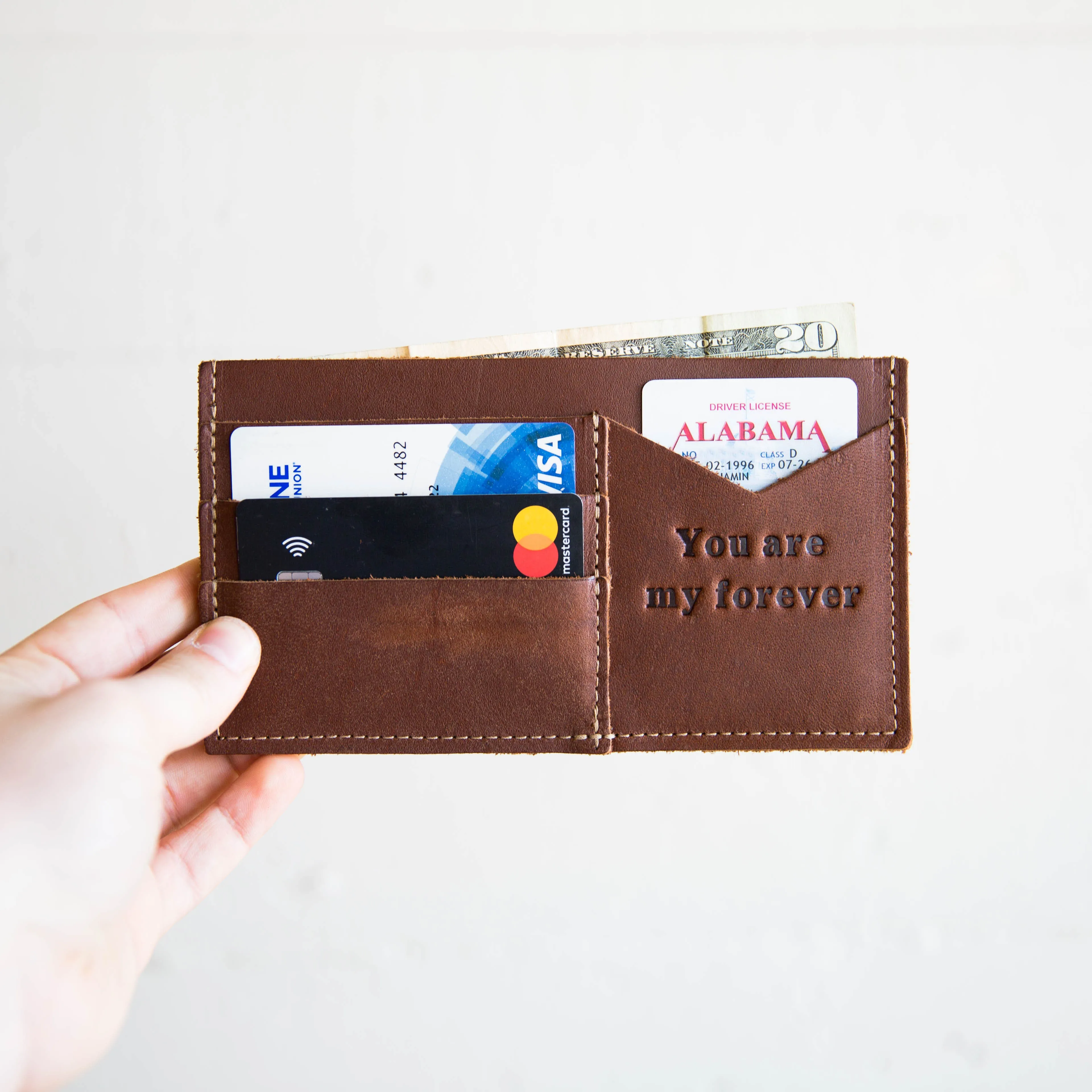 The Moriah Fine Leather Clutch With Optional Insert