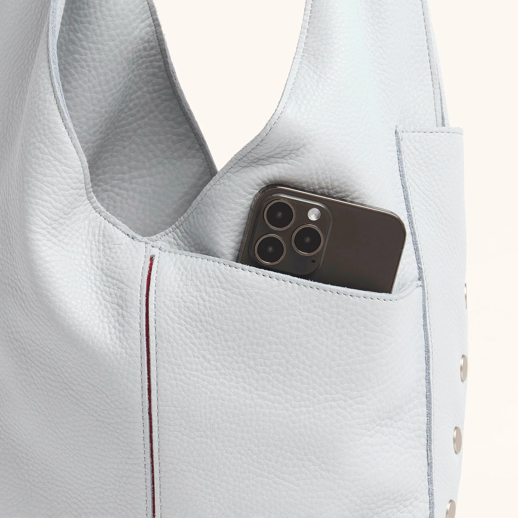 Tom Zip | Bluebird/Brushed Silver | Lrg