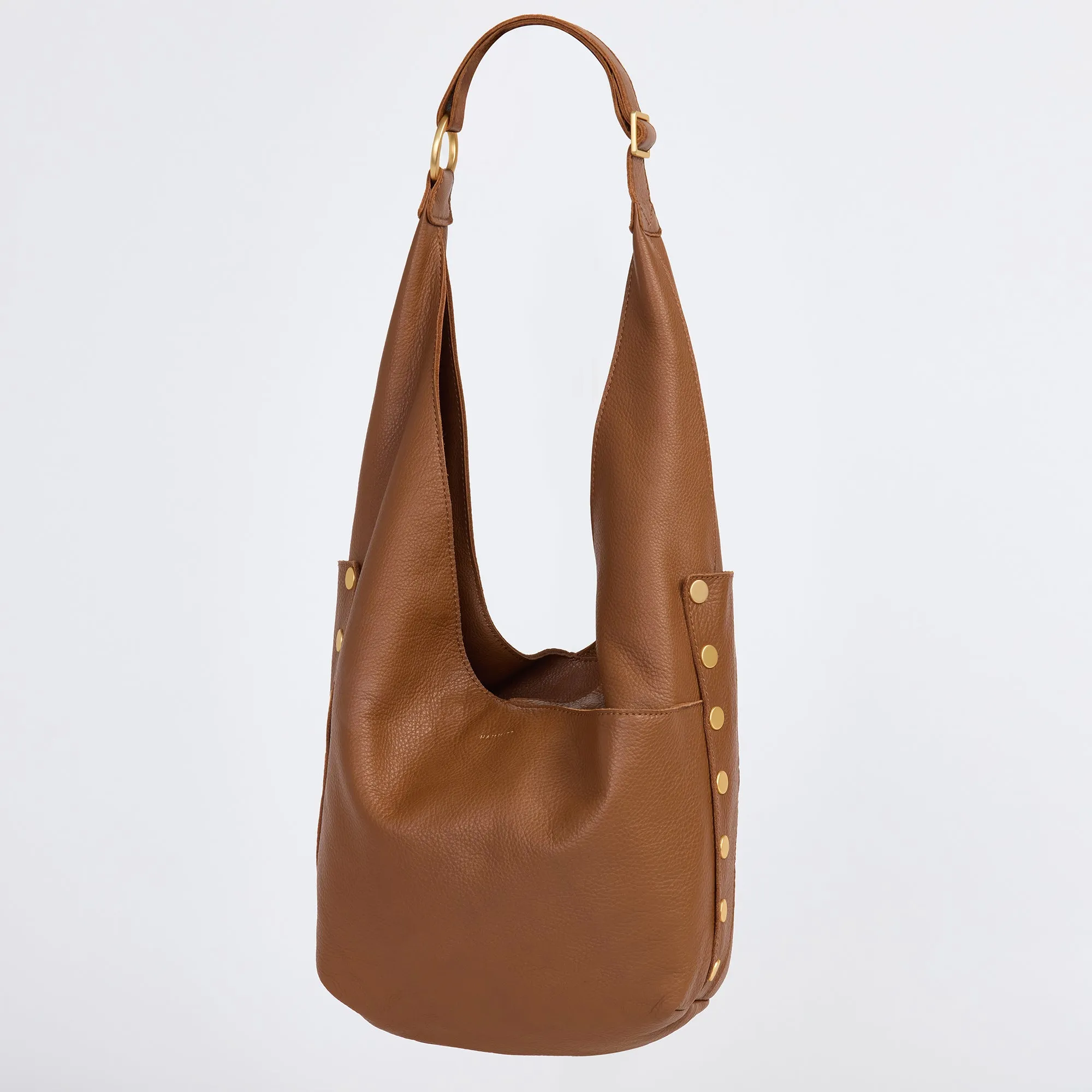 Tom Zip | Mahogany Pebble/Brushed Gold Red Zip | Lrg