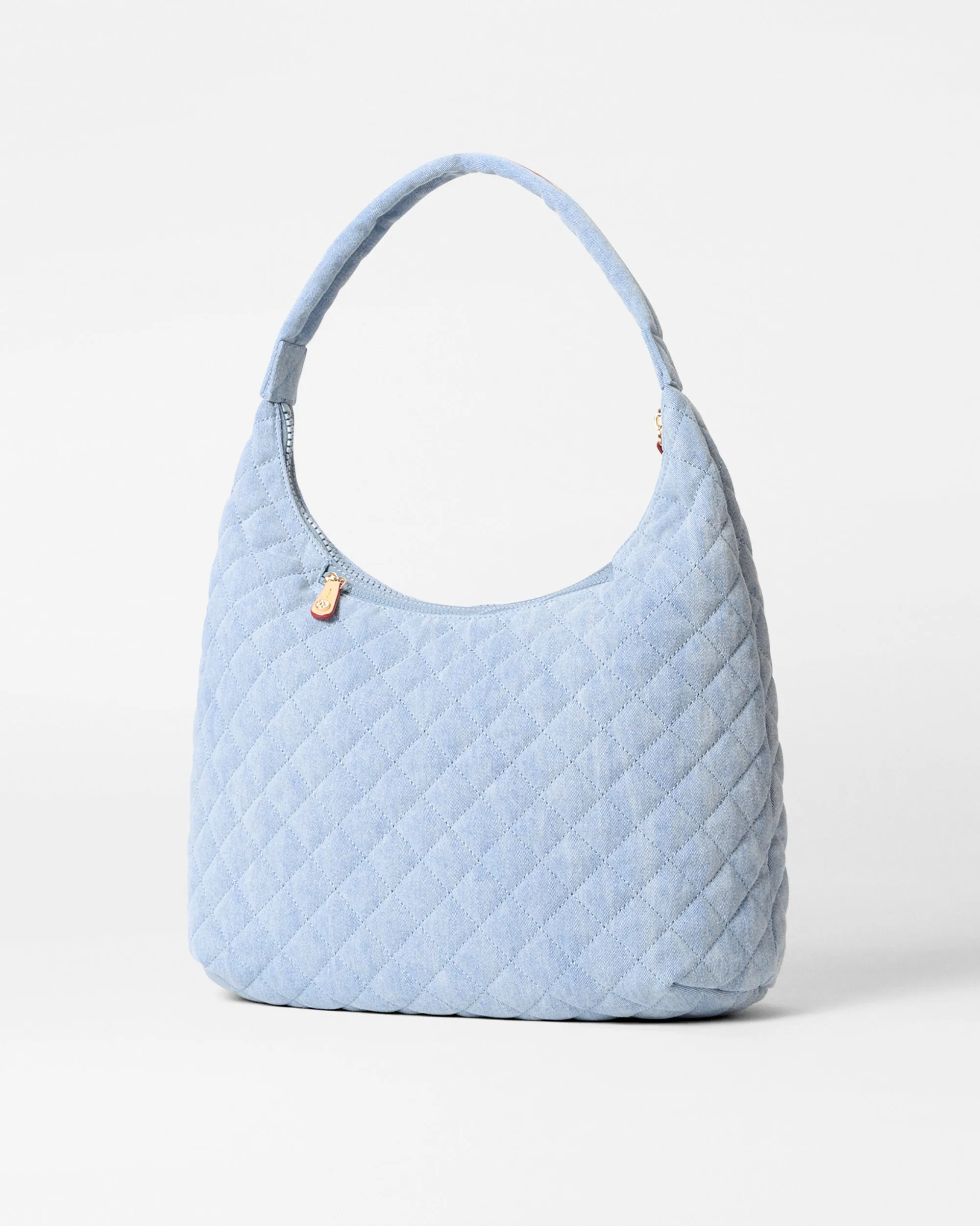 True Light Denim Large Metro Shoulder