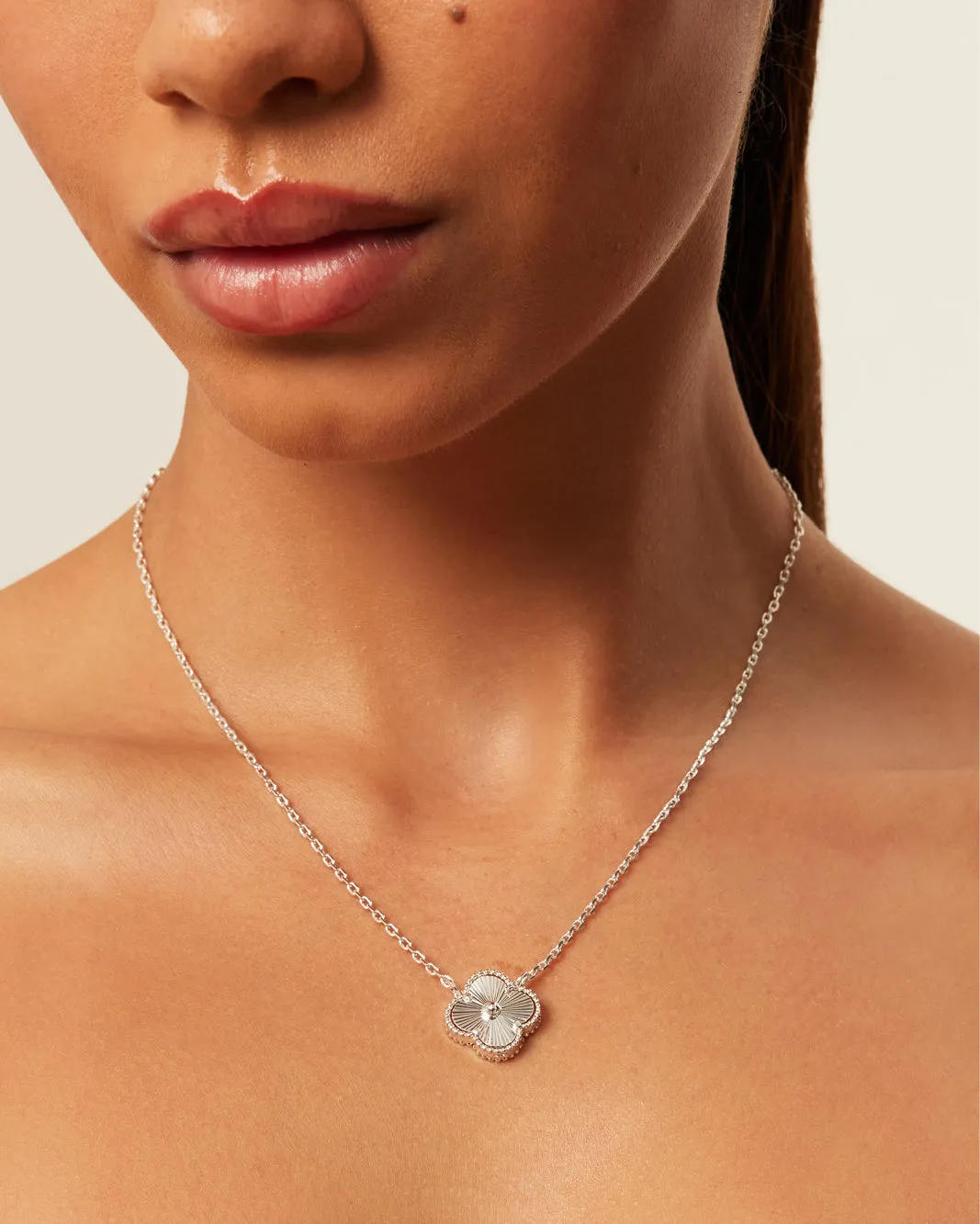 VERENA NECKLACE - SILVER-SILVER