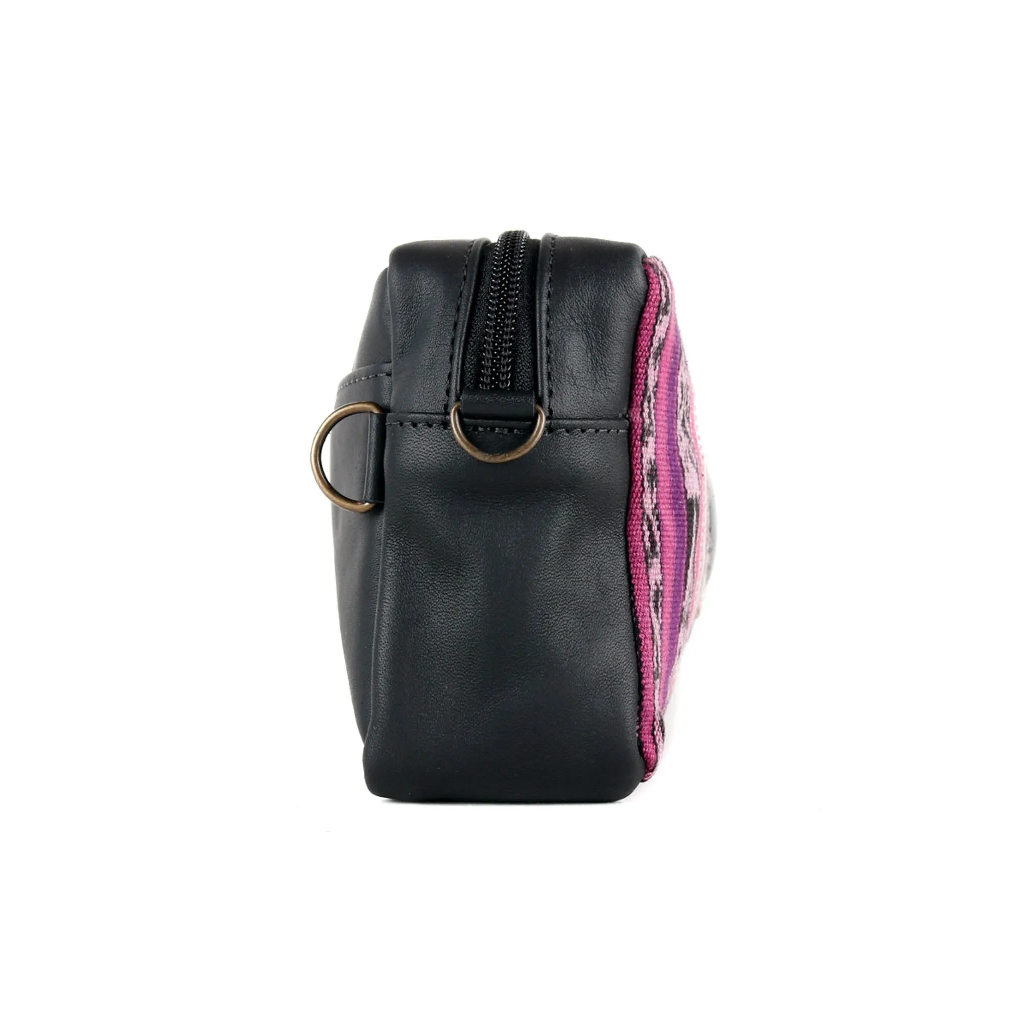 WANDER CROSSBODY BAG   STRAP SET - CORTE WITH JADE - BLACK - NO. 15544