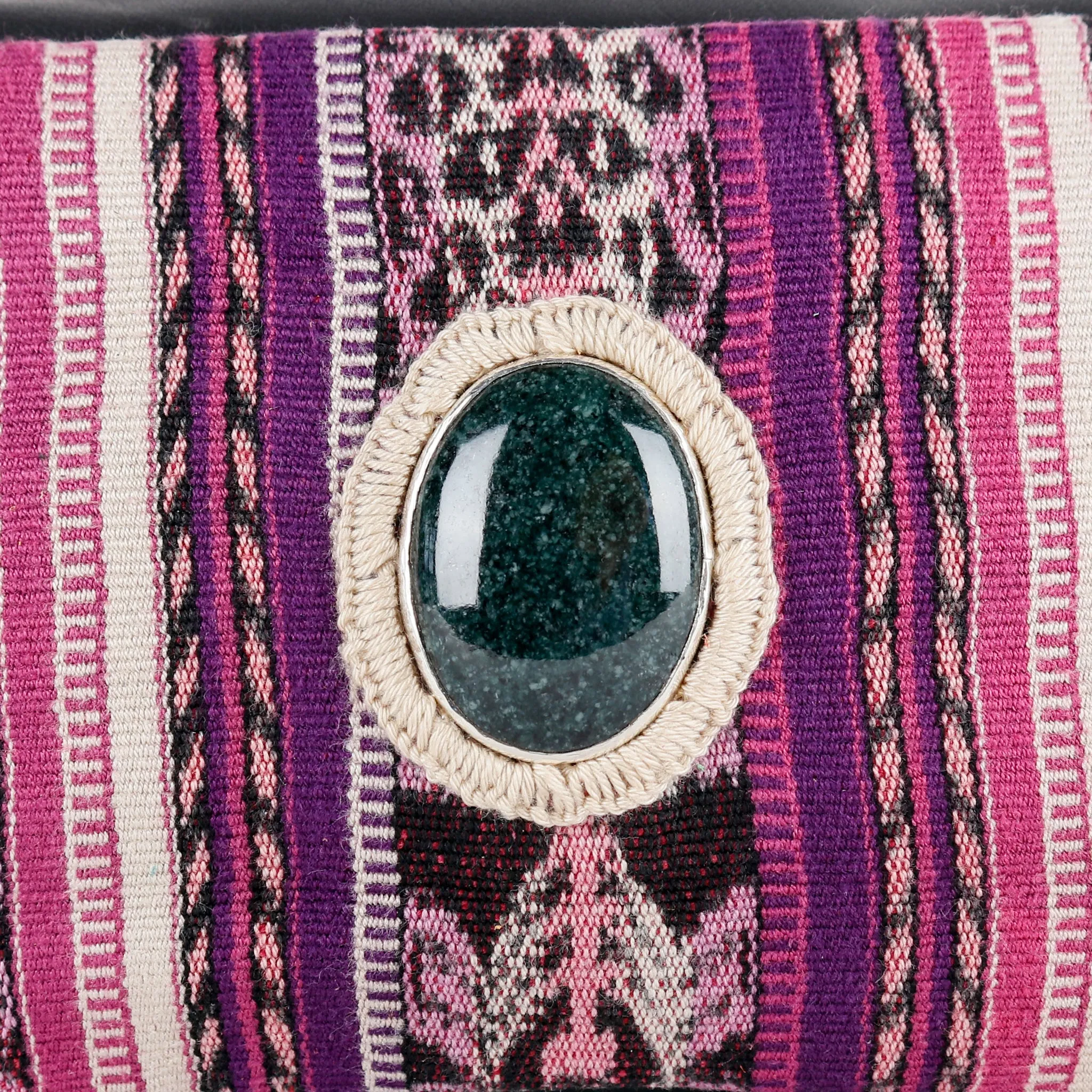 WANDER CROSSBODY BAG   STRAP SET - CORTE WITH JADE - BLACK - NO. 15544