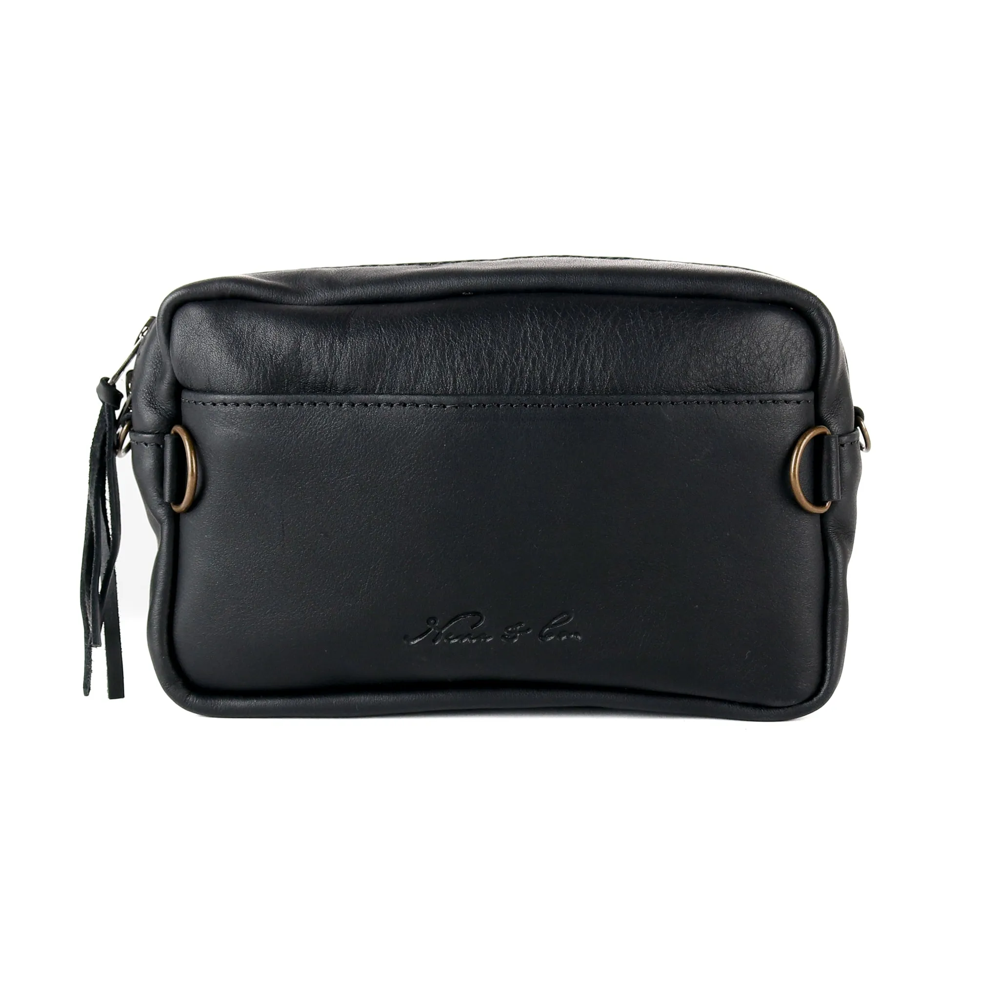 WANDER CROSSBODY BAG   STRAP SET - CORTE WITH JADE - BLACK - NO. 15546